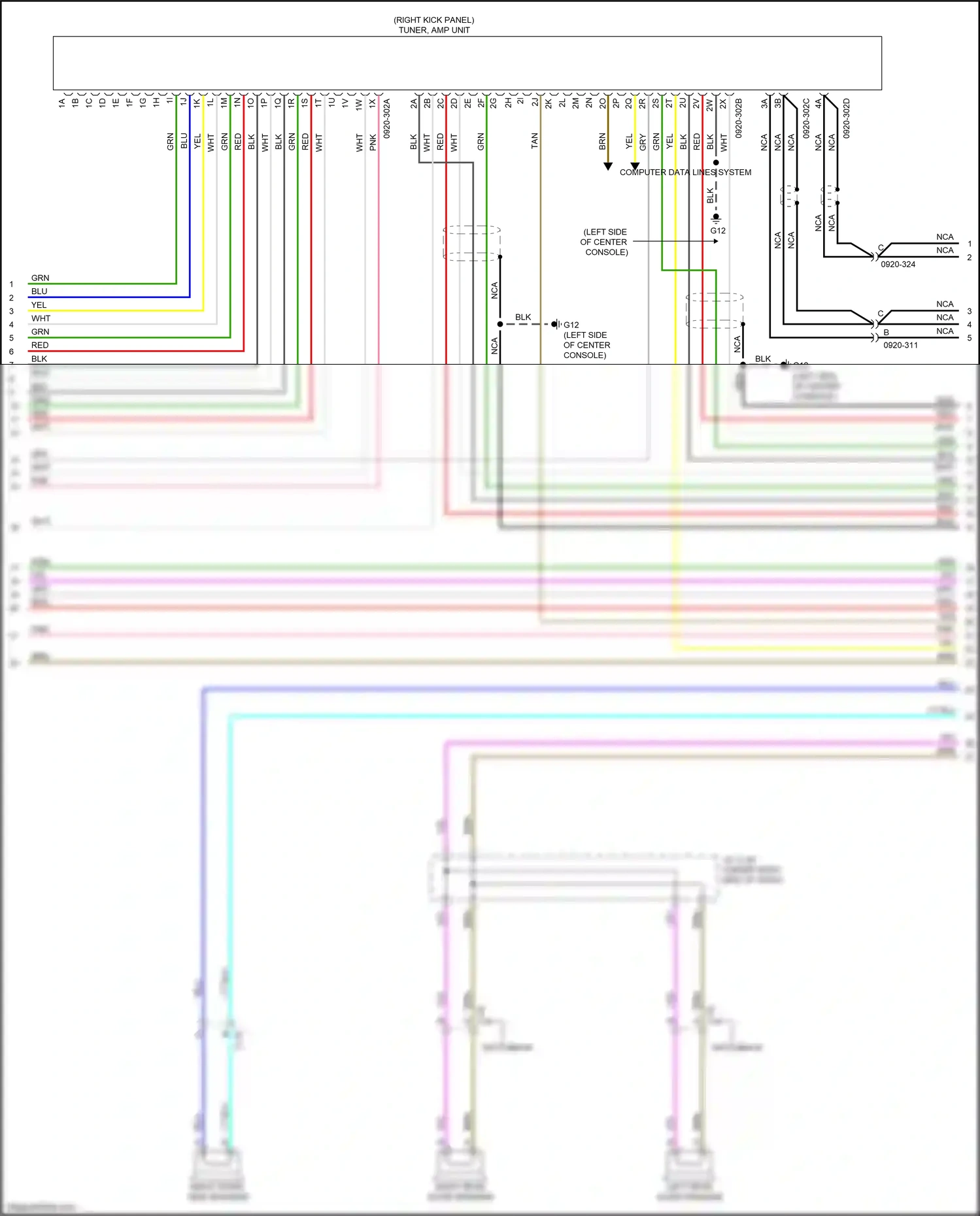 Wiring diagram j/c c-40 for Mazda 3 BM facelift (2016-2019) (4 of 7)