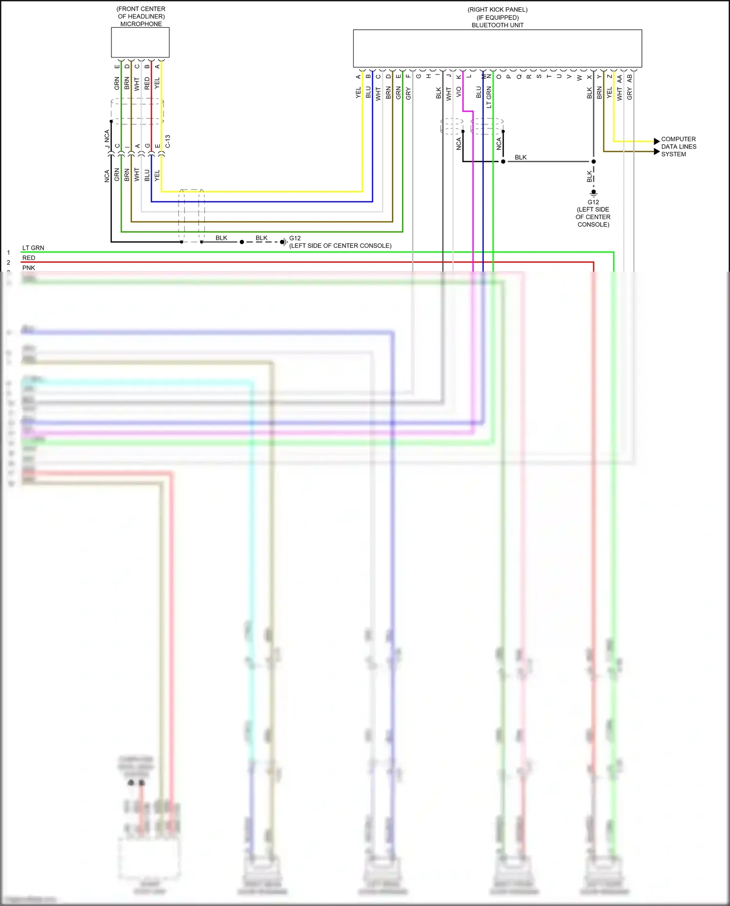 Wiring diagram lt grn for Mazda 3 BM facelift (2016-2019) (42 of 58)