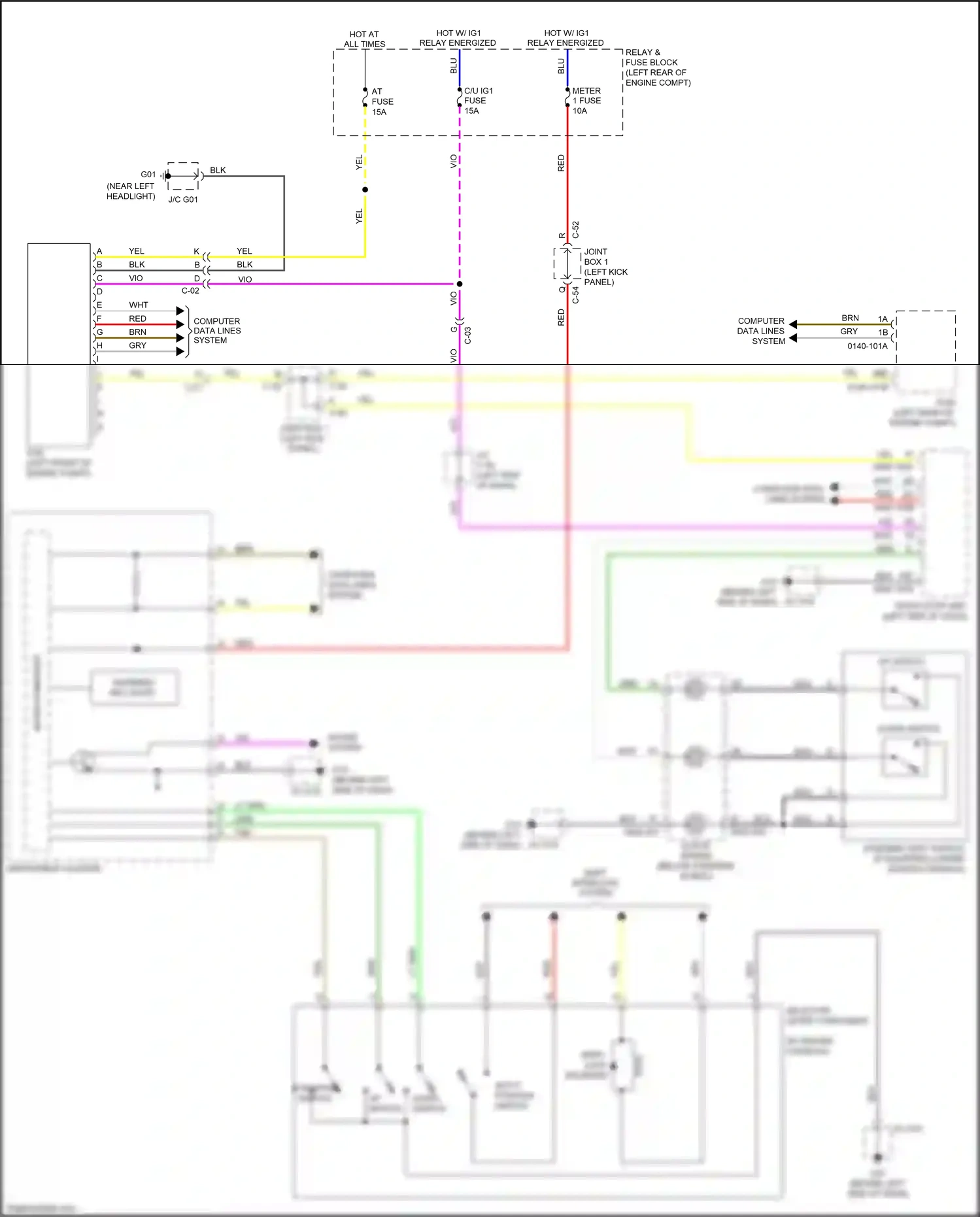 Wiring diagram nca for Mazda 3 BM facelift (2016-2019) (10 of 53)