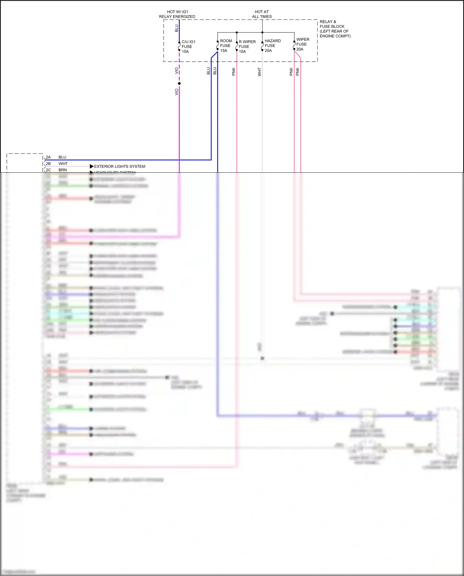 Wiring diagram pnk for Mazda 3 BM facelift (2016-2019) (4 of 69)