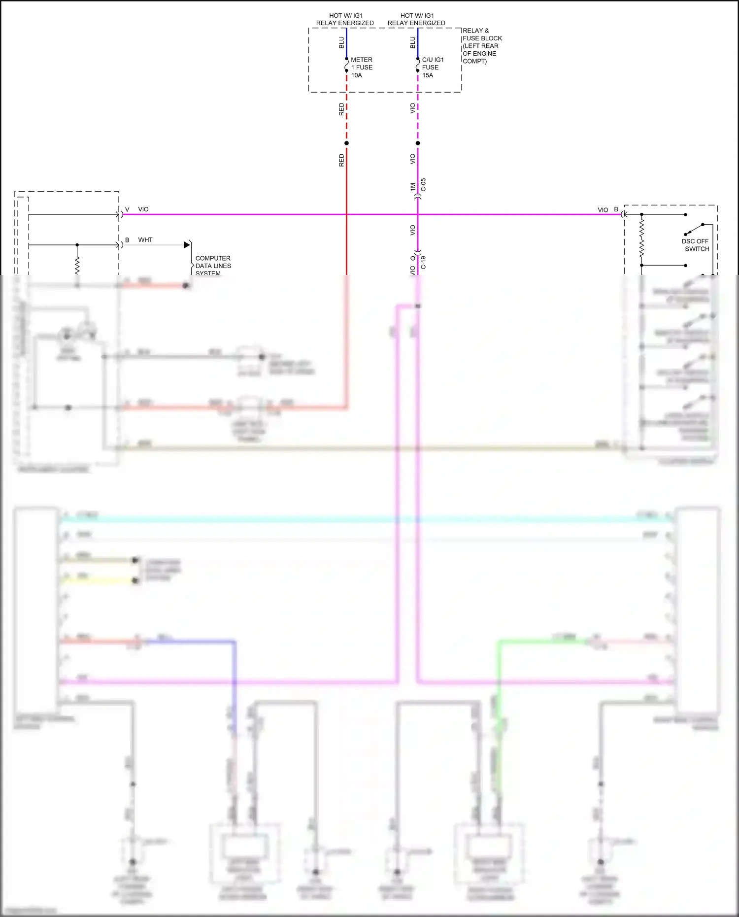 Wiring diagram relay energized for Mazda 3 BM facelift (2016-2019) (11 of 32)