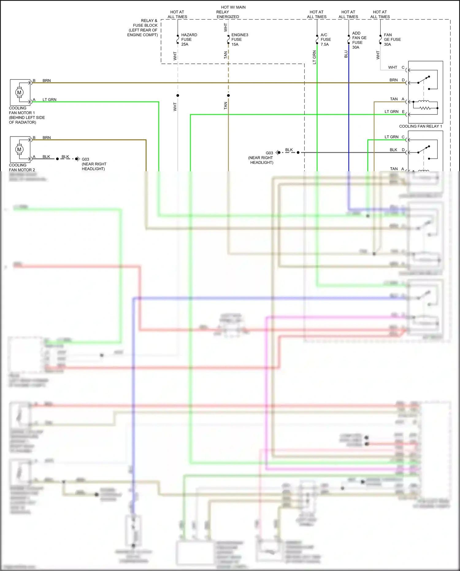 Wiring diagram tan for Mazda 3 BM facelift (2016-2019) (11 of 52)