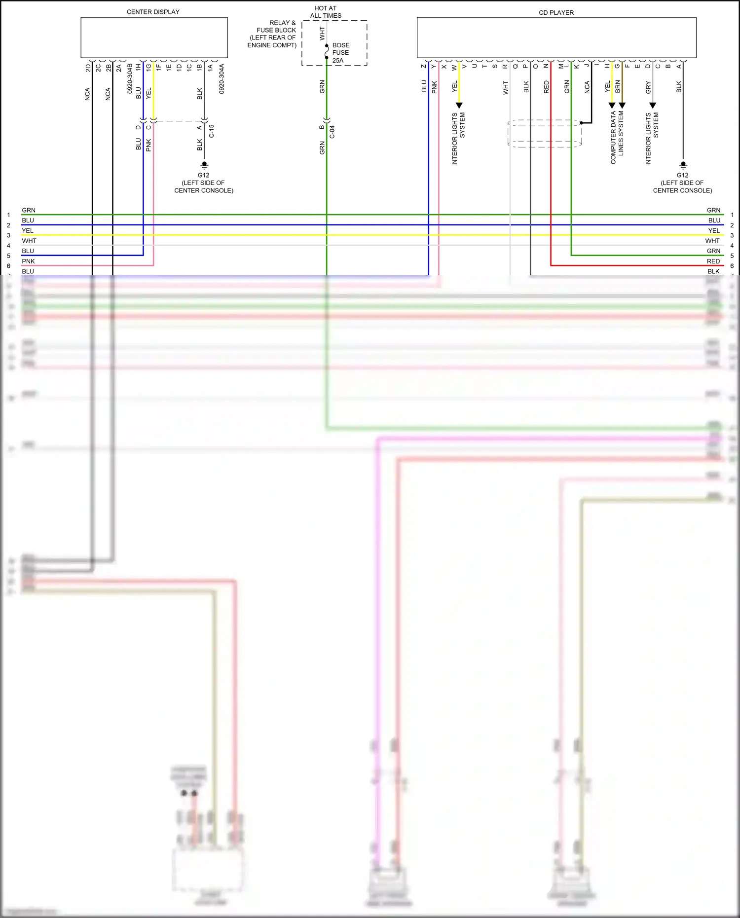 Wiring diagram wht for Mazda 3 BM facelift (2016-2019) (25 of 90)