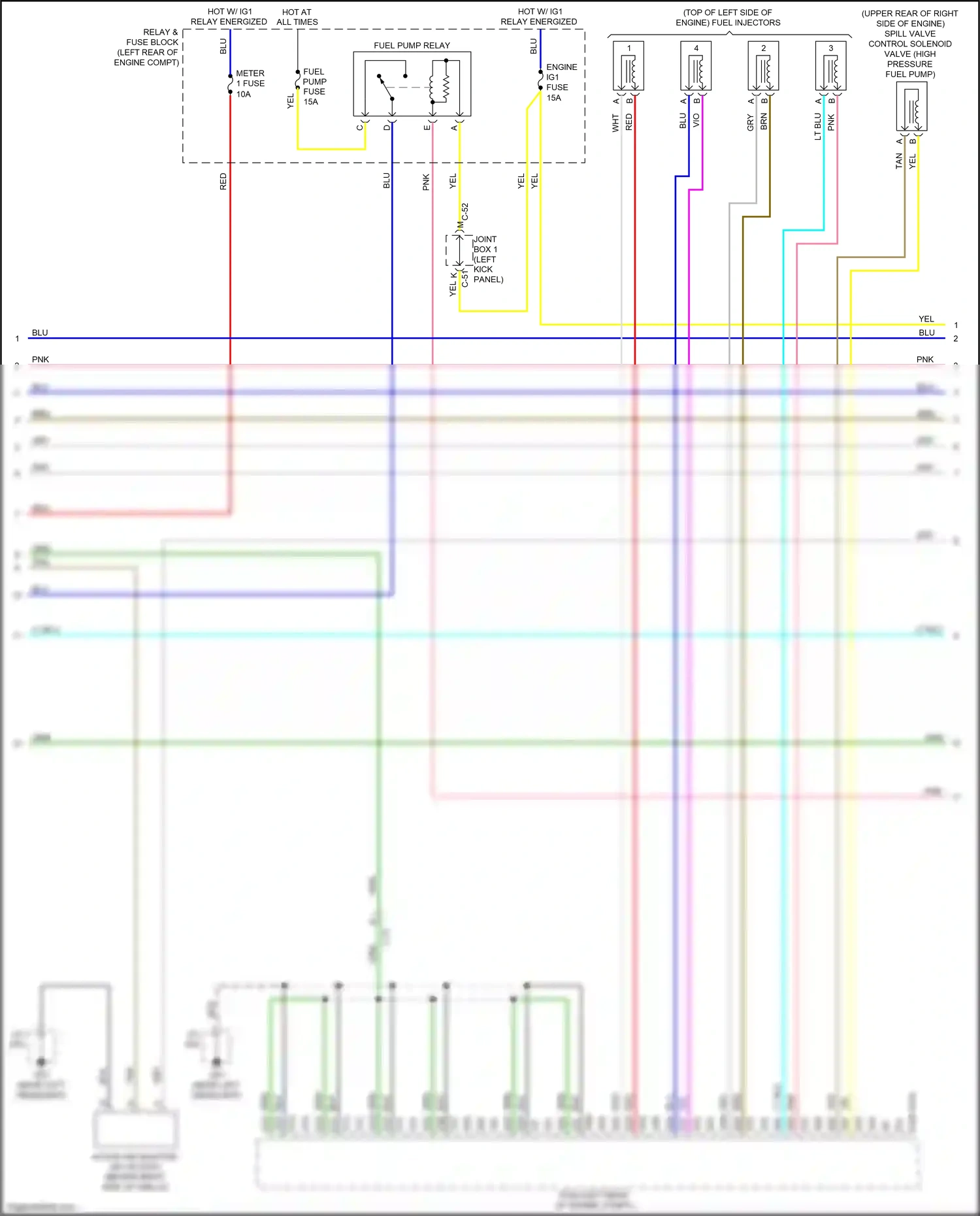 Wiring diagram yel for Mazda 3 BM facelift (2016-2019) (74 of 79)