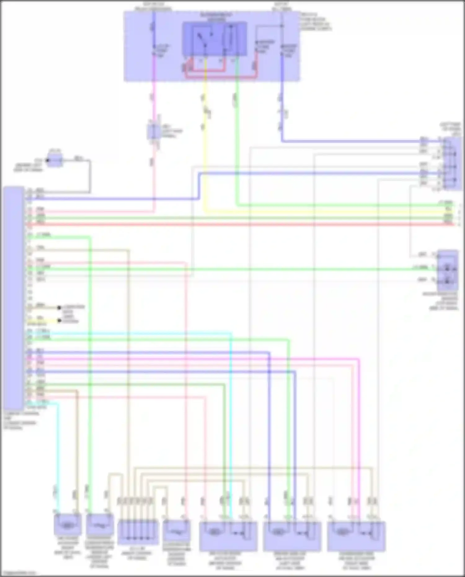 3 Mazda BM (2013-2016): Automatic a/c circuit, dual control (1 of 2)