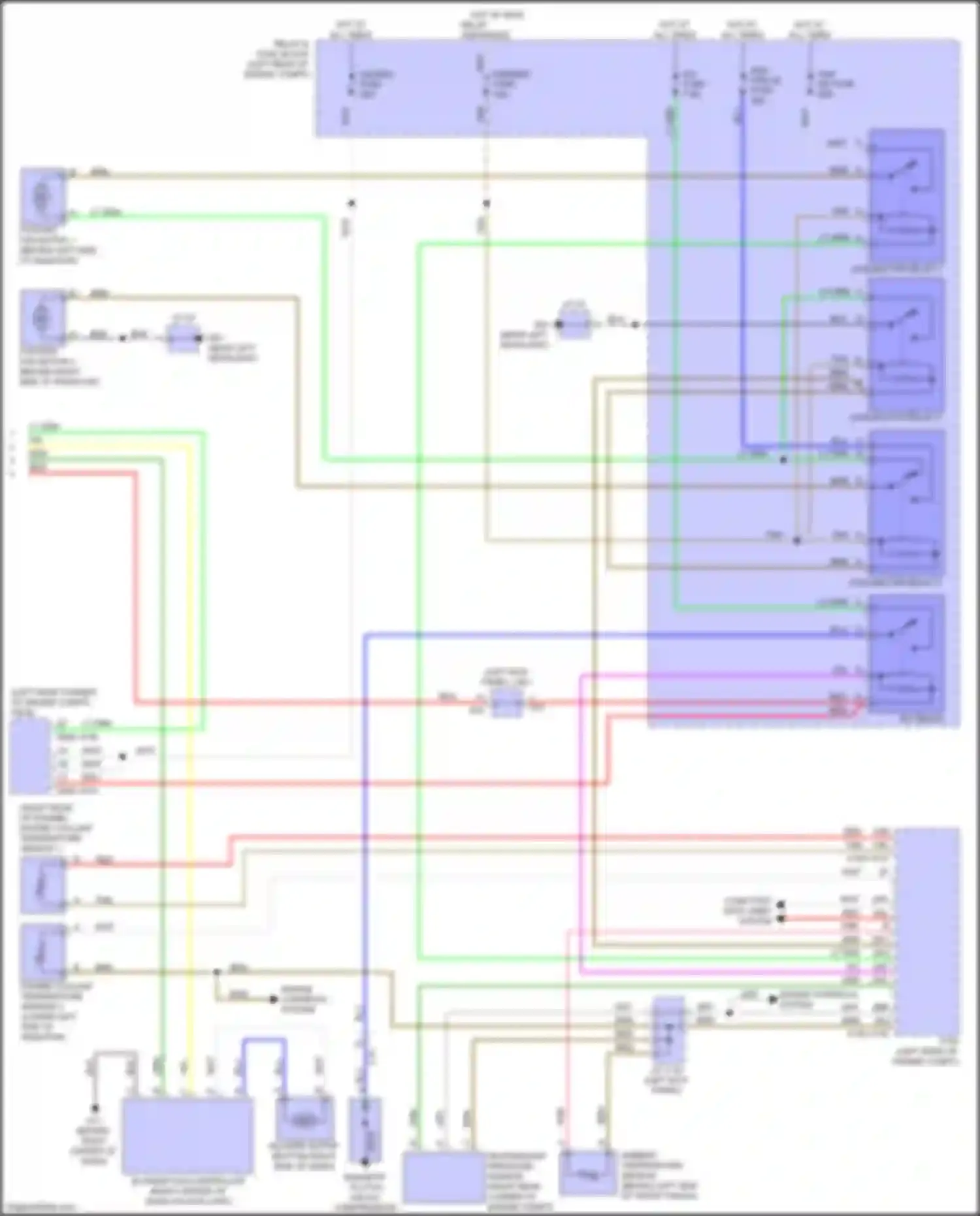 3 Mazda BM (2013-2016): Automatic a/c circuit, dual control (2 of 2)
