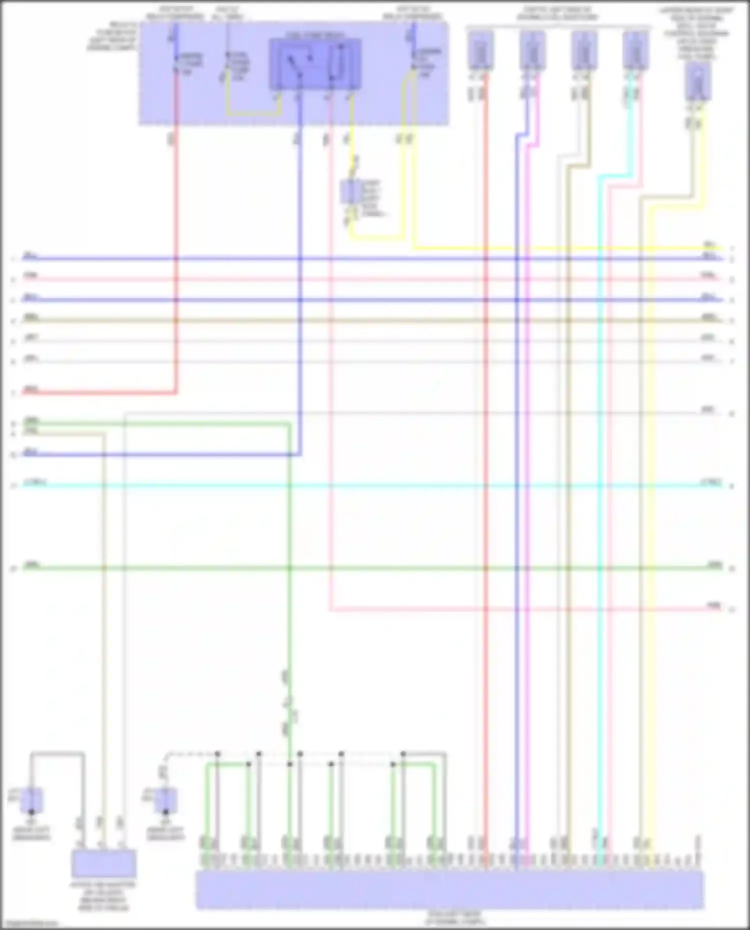 3 Mazda BM (2013-2016): Wiring diagram engine performance 2.5l (4 of 5)