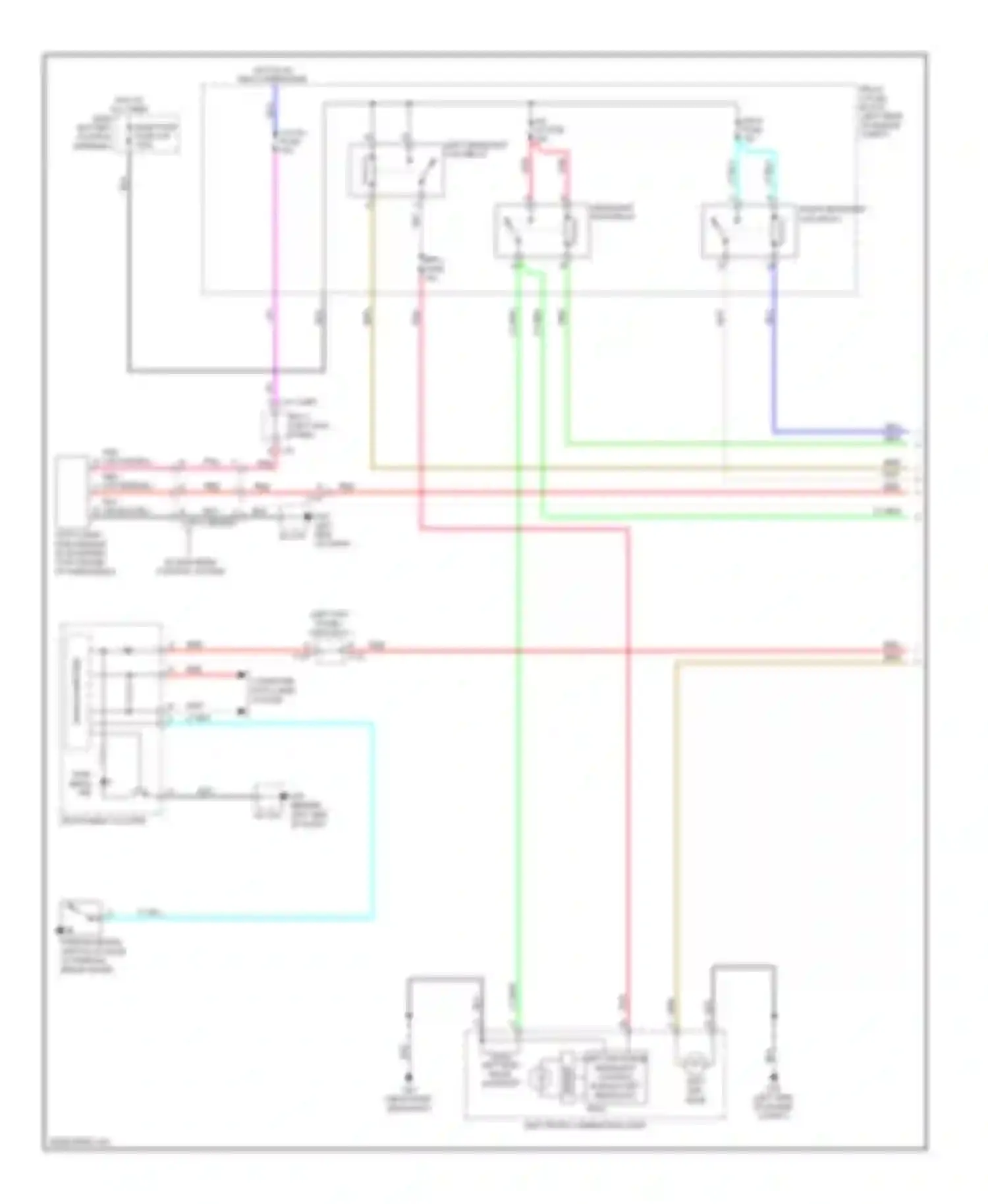 3 Mazda BM (2013-2016): Headlamps circuit, with hid (1 of 2)