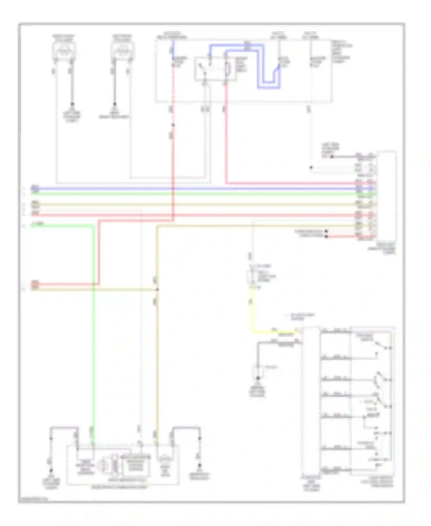 3 Mazda BM (2013-2016): Headlamps circuit, with hid (2 of 2)