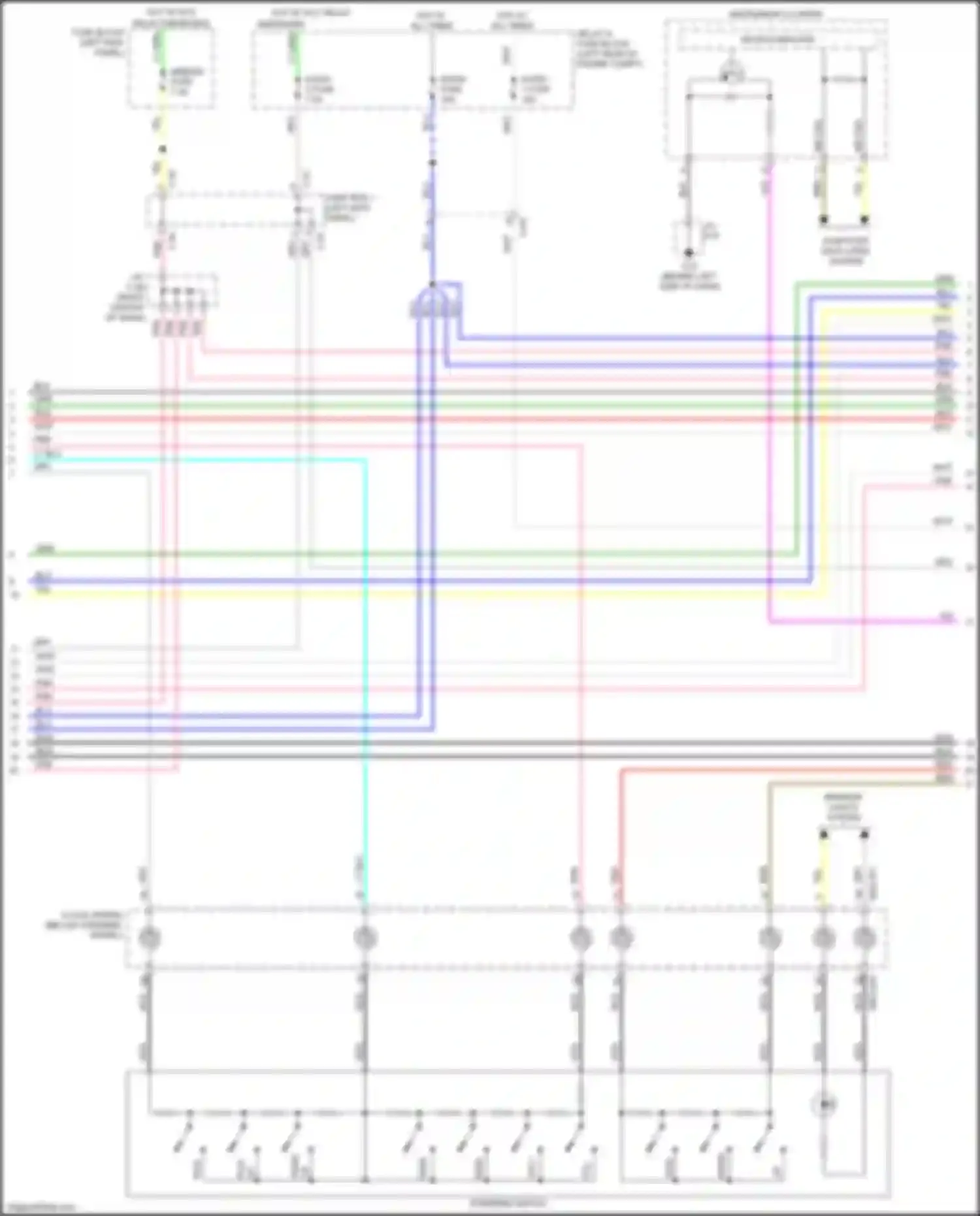 3 Mazda BM (2013-2016): Navigation circuit, w/o bose (2 of 3)