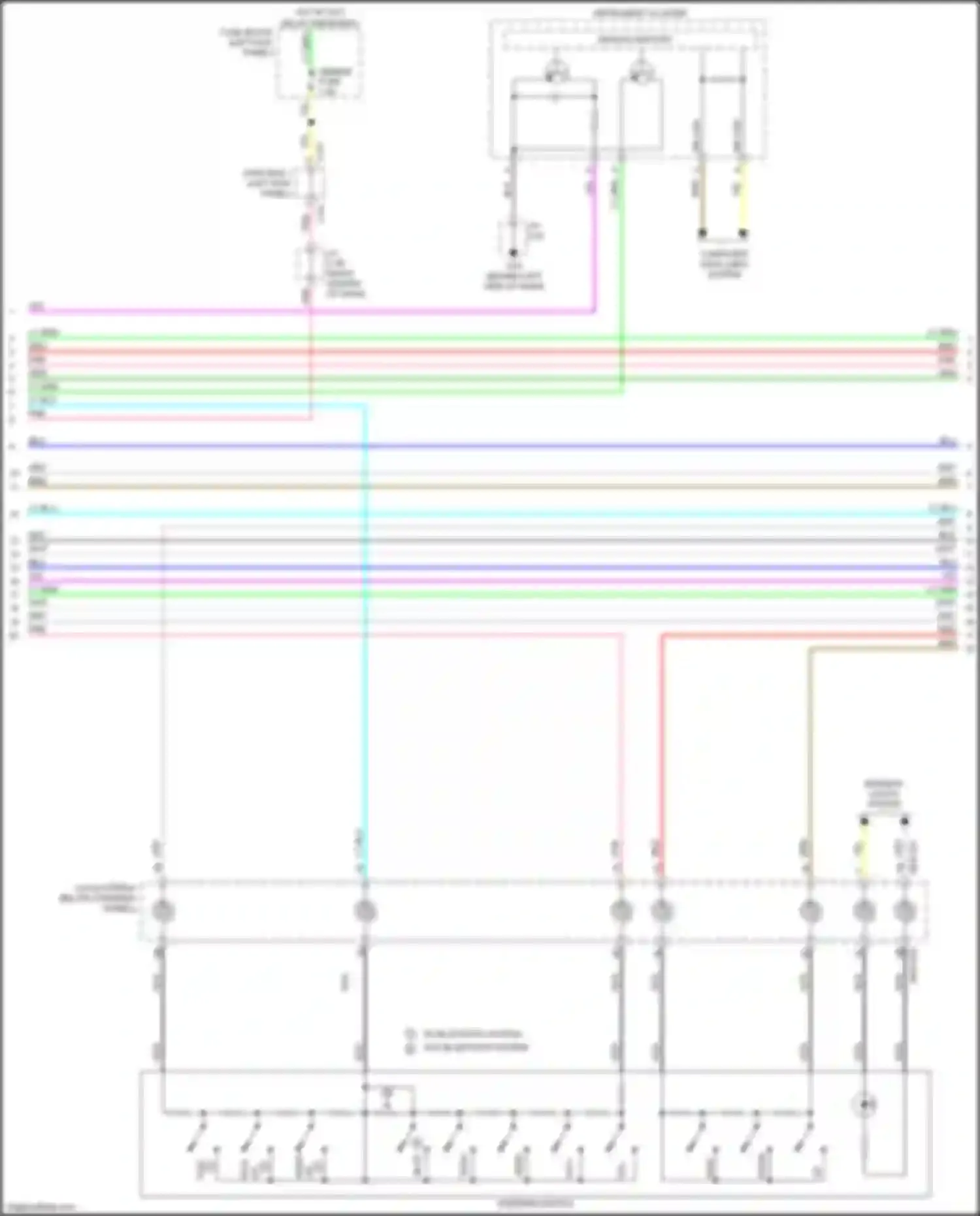 3 Mazda BM (2013-2016): Radio circuit, w/o bose w/o center display (2 of 3)
