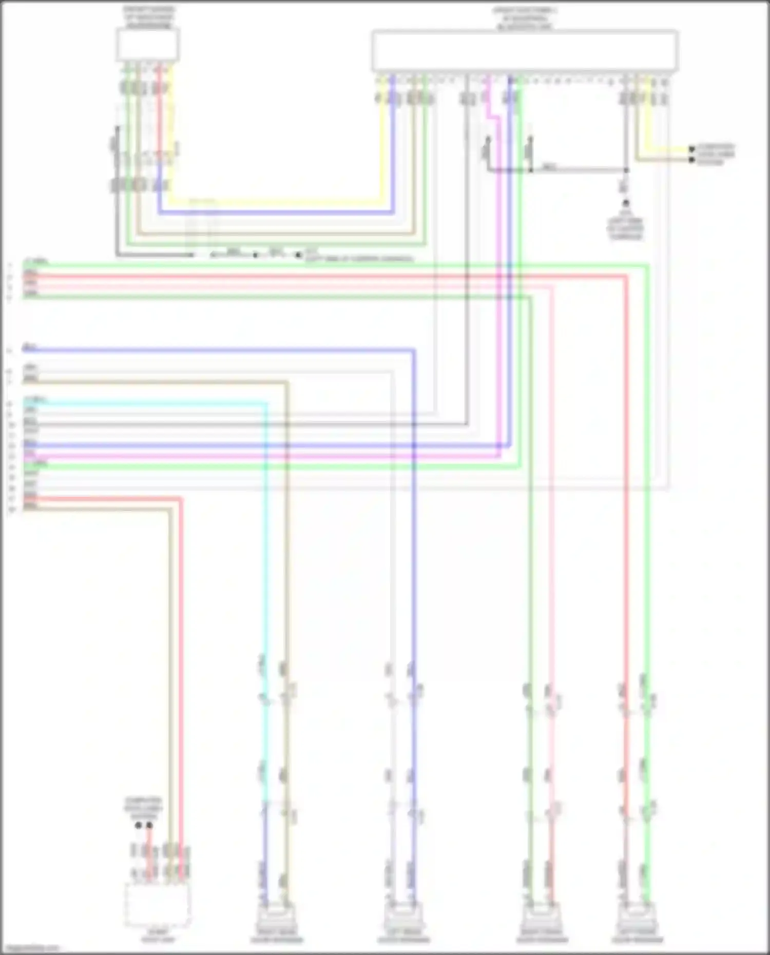 3 Mazda BM (2013-2016): Radio circuit, w/o bose w/o center display (3 of 3)