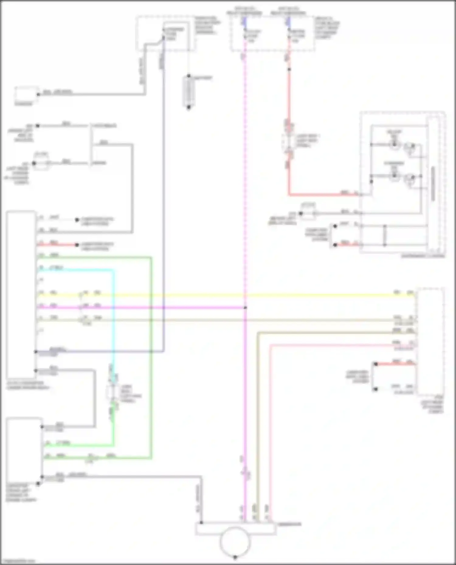 3 Mazda BM (2013-2016): Charging circuit, w/ i-eloop