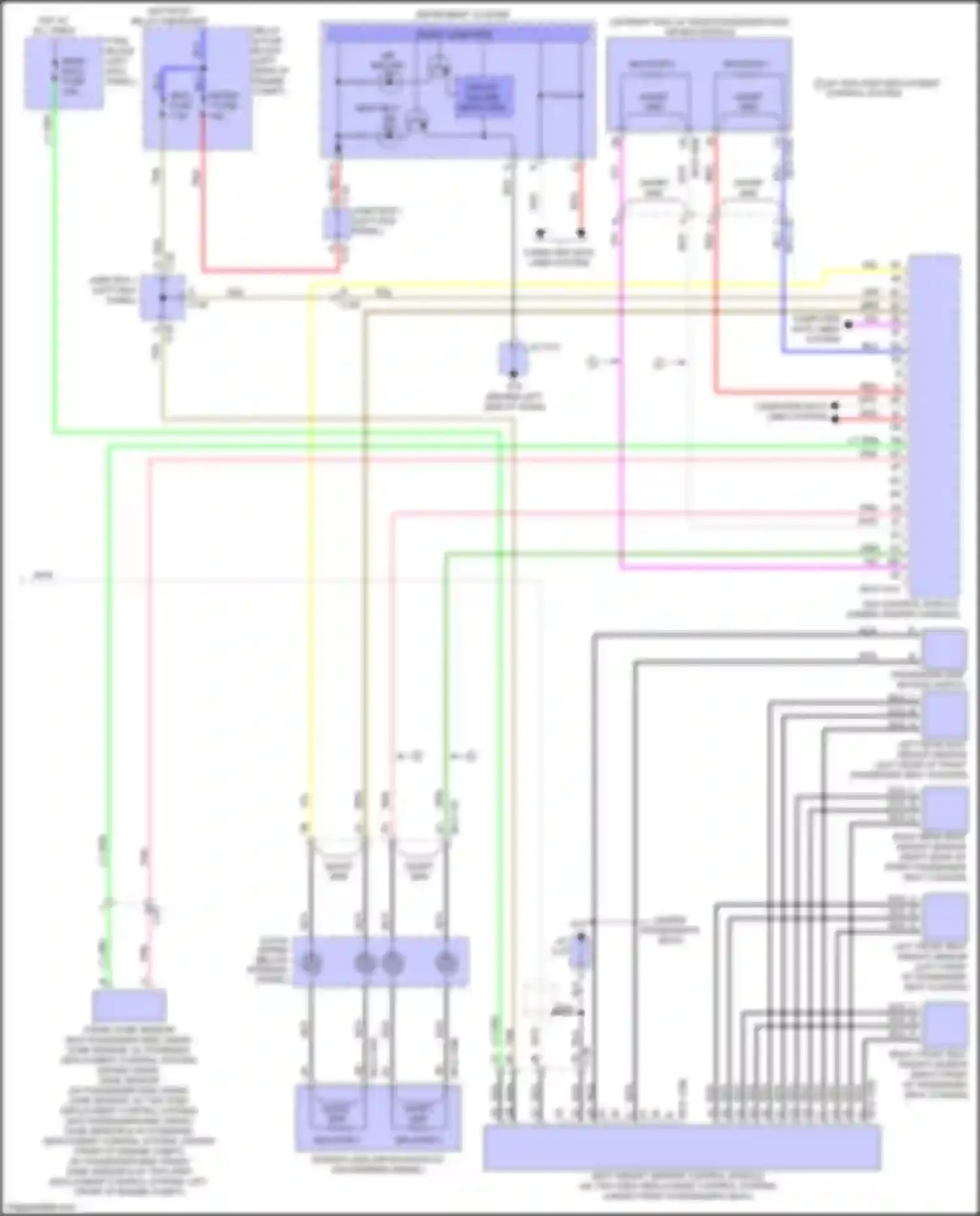 3 Mazda BM (2013-2016): Supplemental restraints circuit (2 of 2)