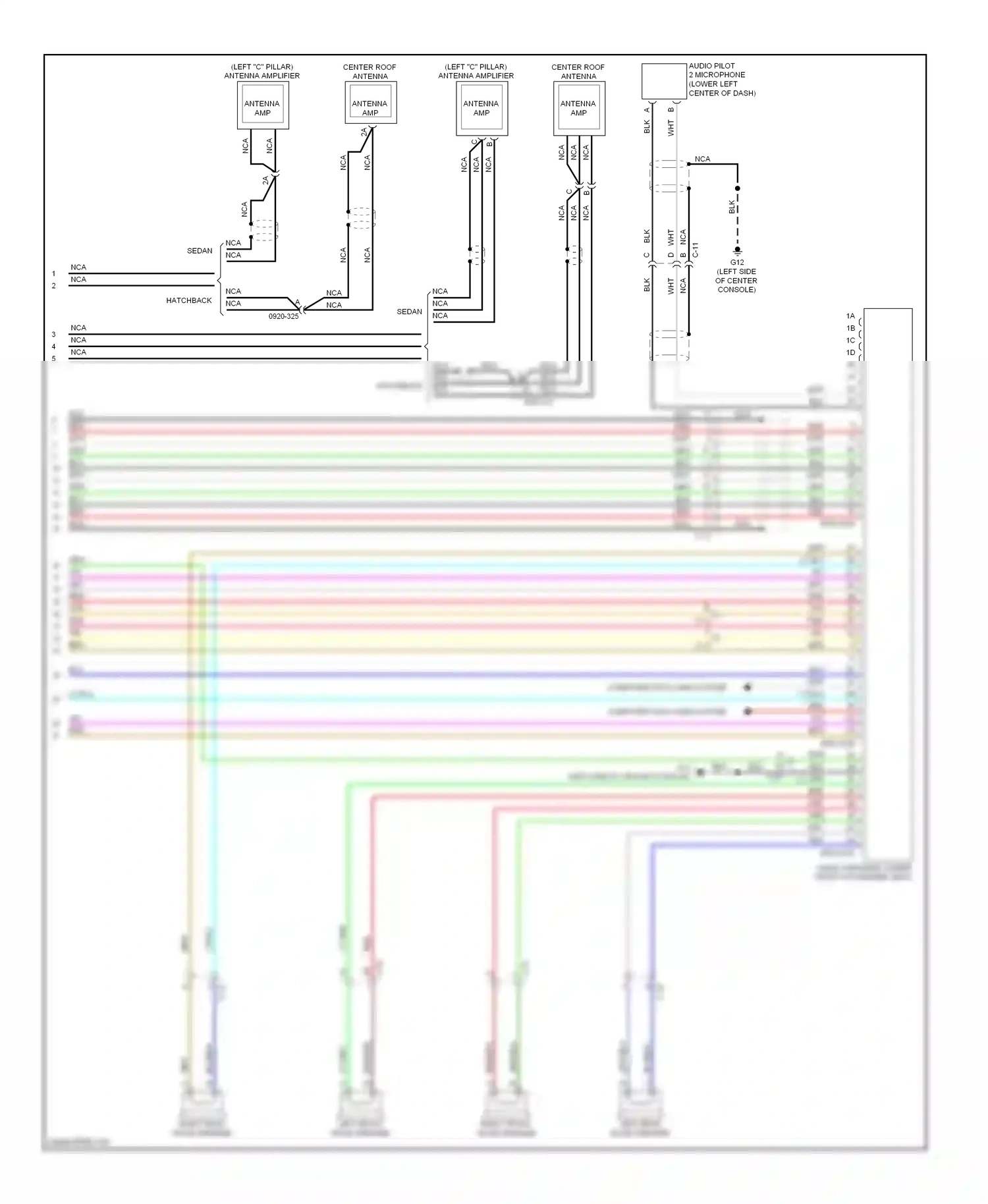 Wiring diagram 0920-312 for Mazda 3 BM (2013-2016) (2 of 4)
