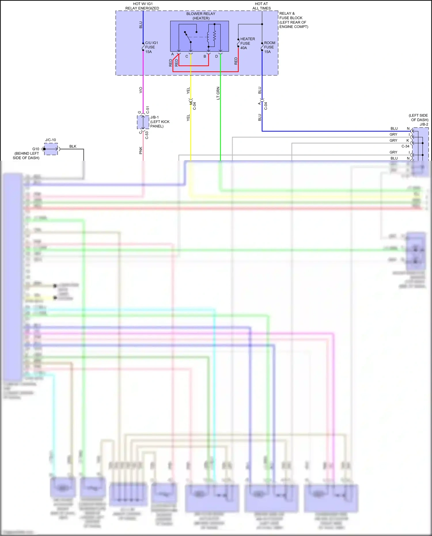 Wiring diagram blk for Mazda 3 BM (2013-2016) (107 of 117)