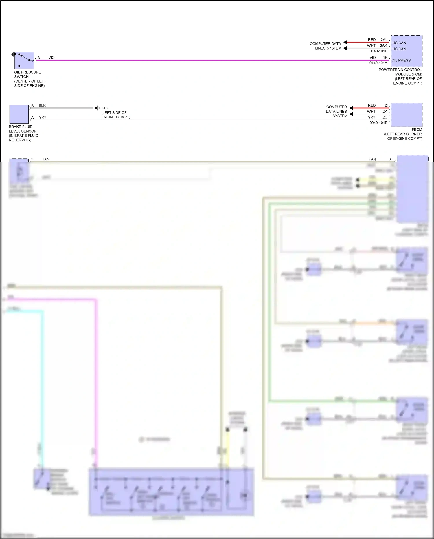 Wiring diagram blk for Mazda 3 BM (2013-2016) (36 of 117)
