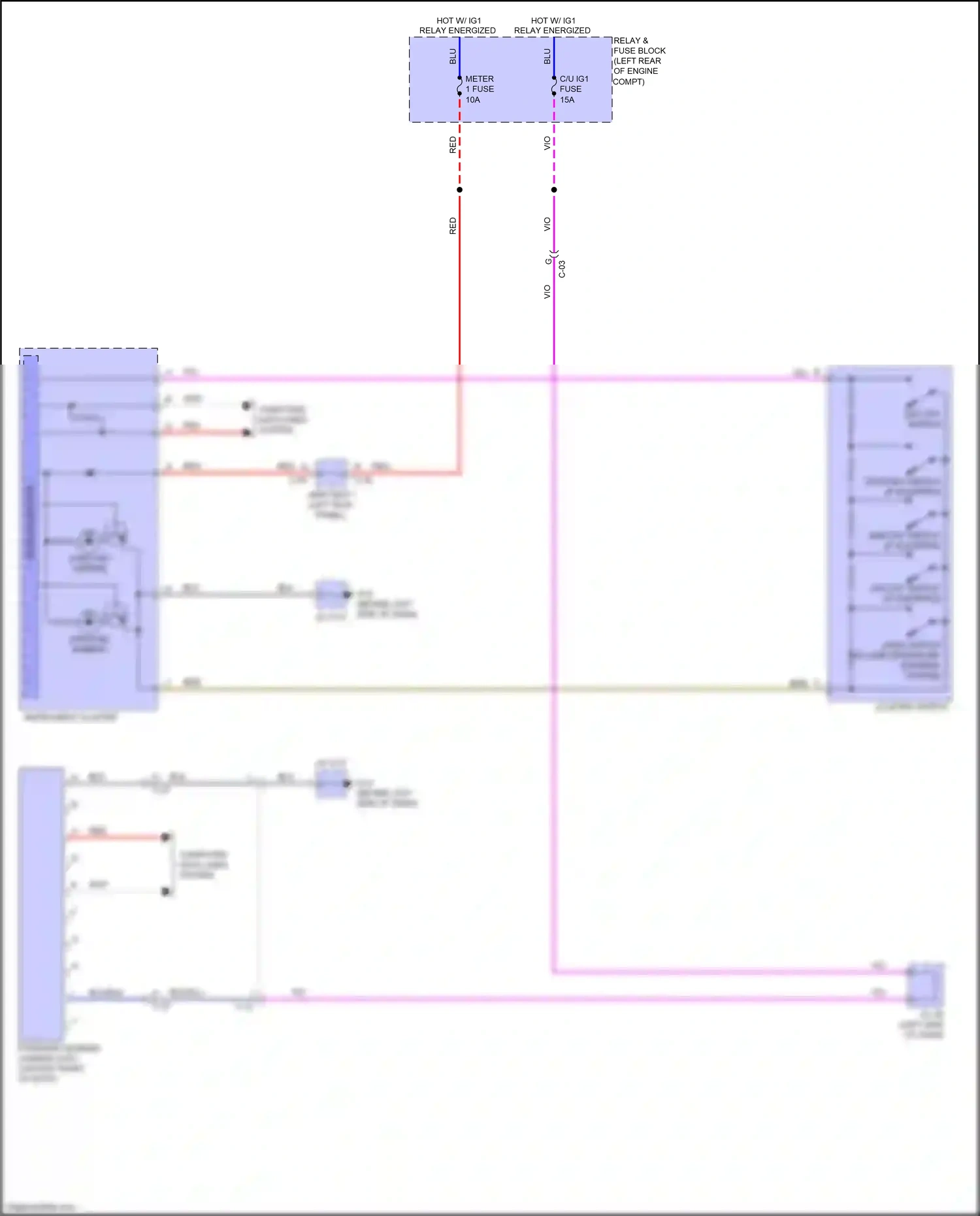 Wiring diagram blk/blu for Mazda 3 BM (2013-2016) (6 of 9)