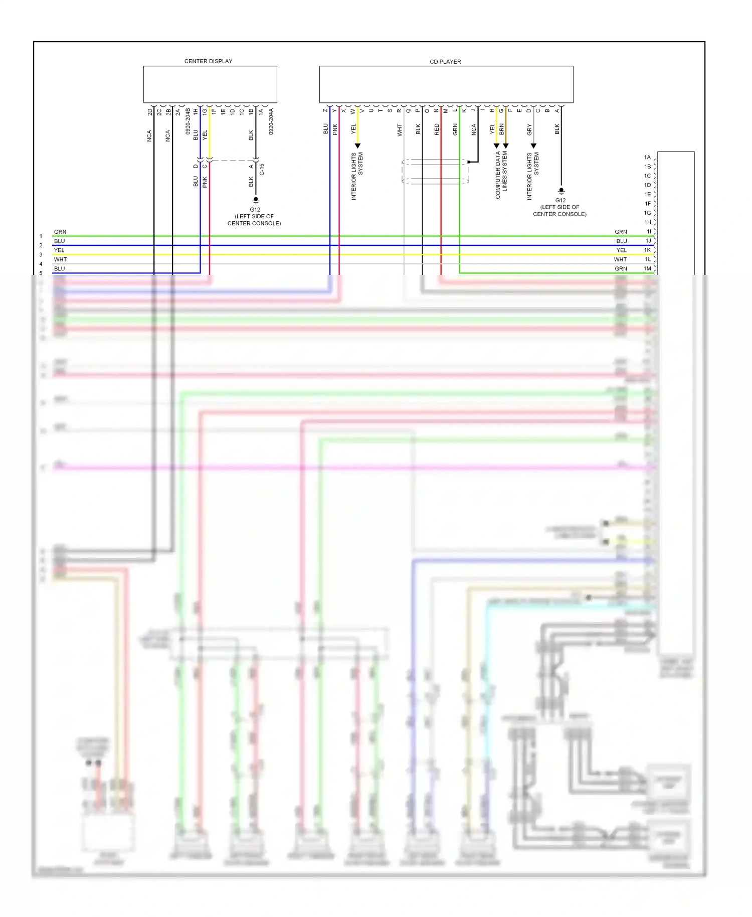 Wiring diagram computer data lines system for Mazda 3 BM (2013-2016) (87 of 92)