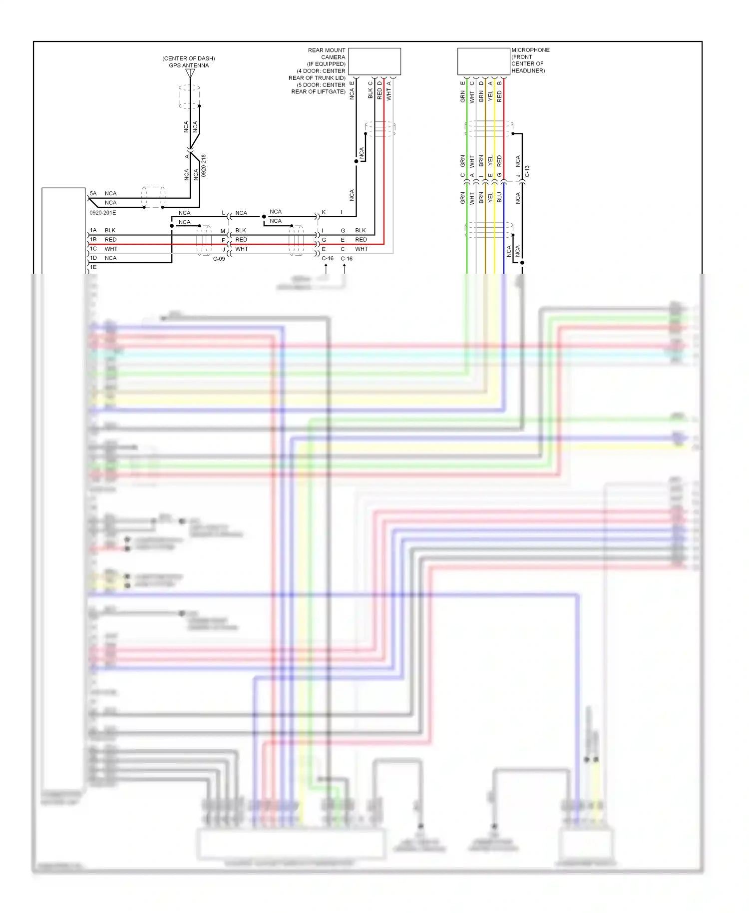 Wiring diagram connectivity master unit for Mazda 3 BM (2013-2016) (4 of 9)