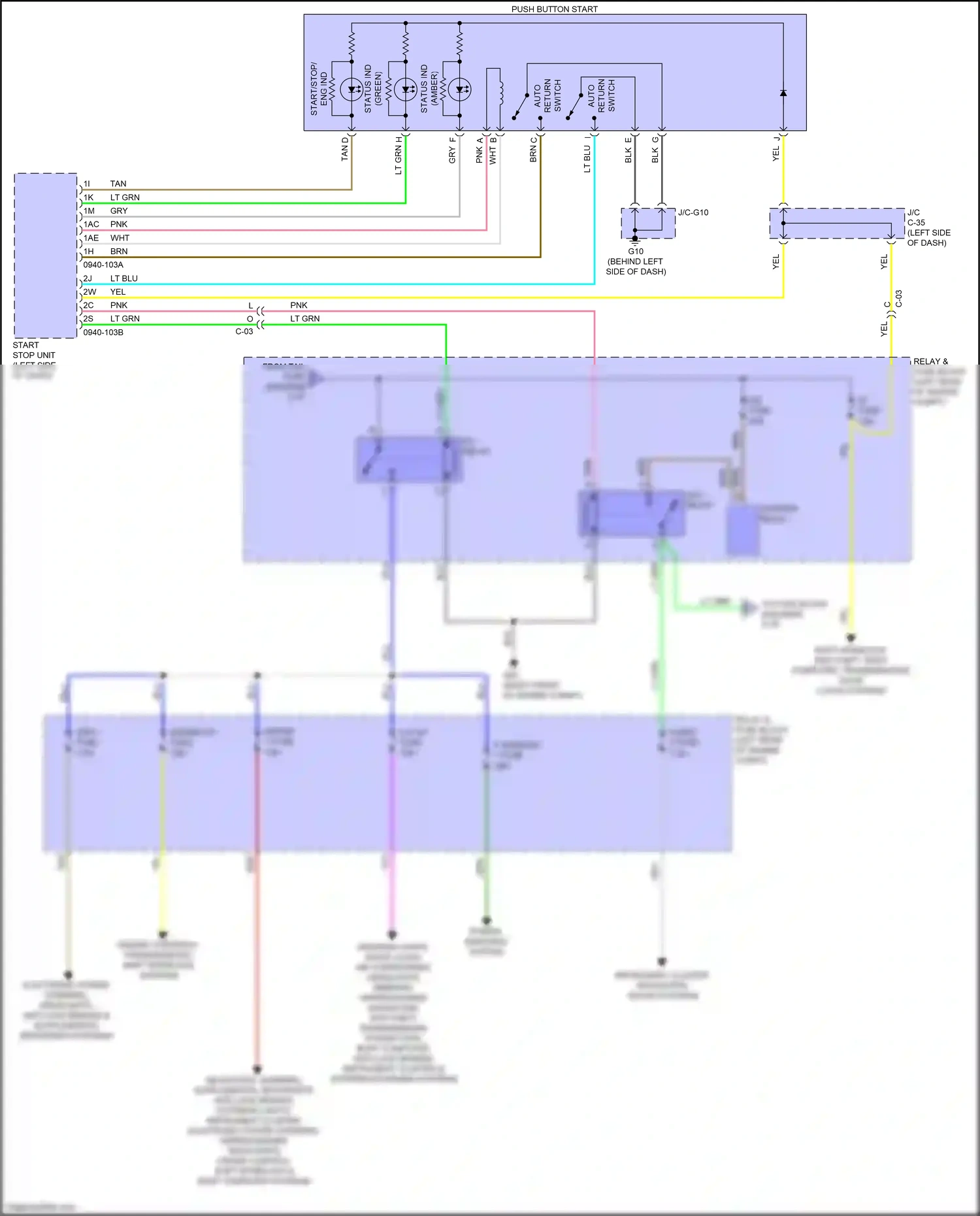 Wiring diagram instrument cluster, navigation, sound systems for Mazda 3 BM (2013-2016) (1 of 1)