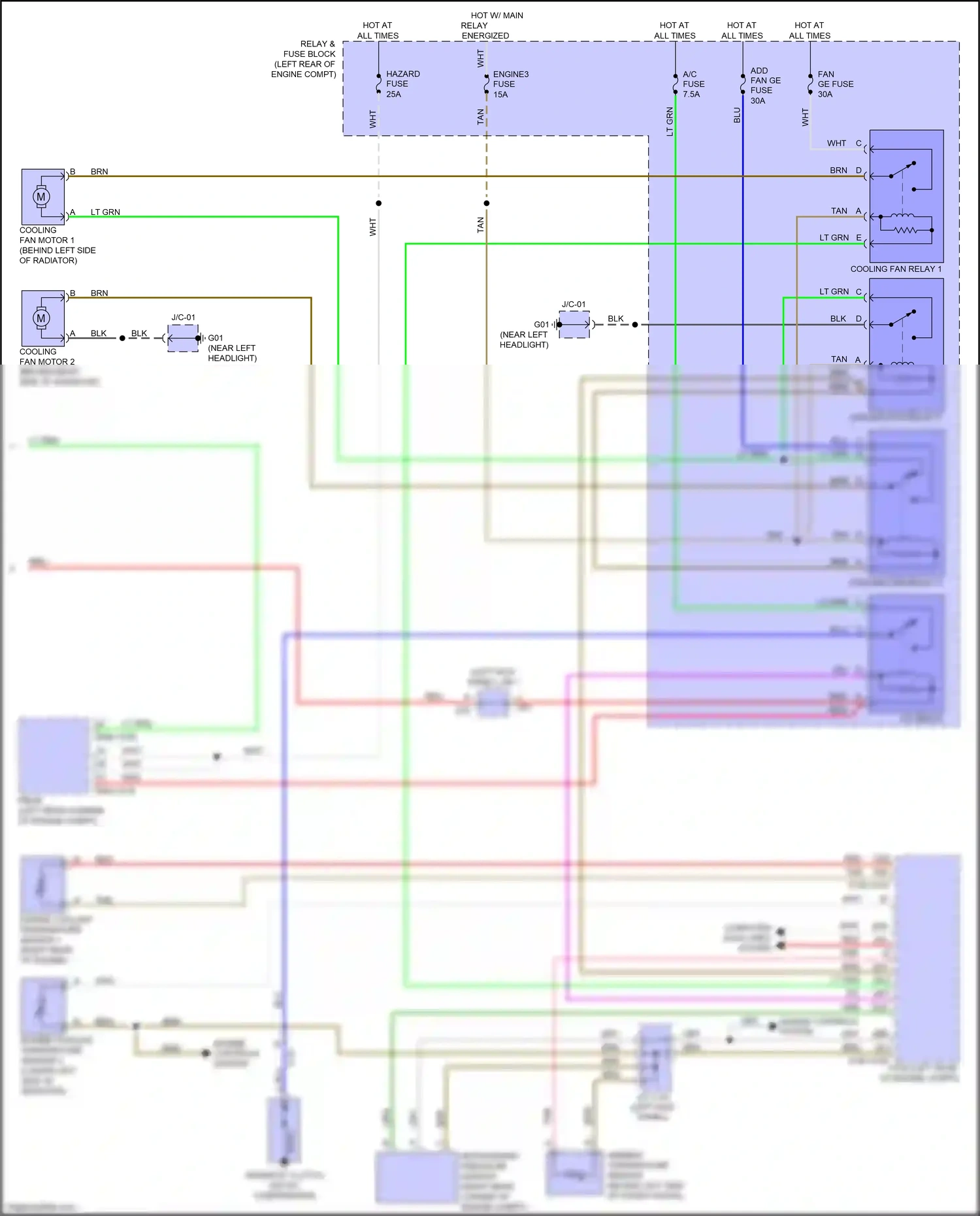 Wiring diagram j/c c-32 for Mazda 3 BM (2013-2016) (2 of 7)