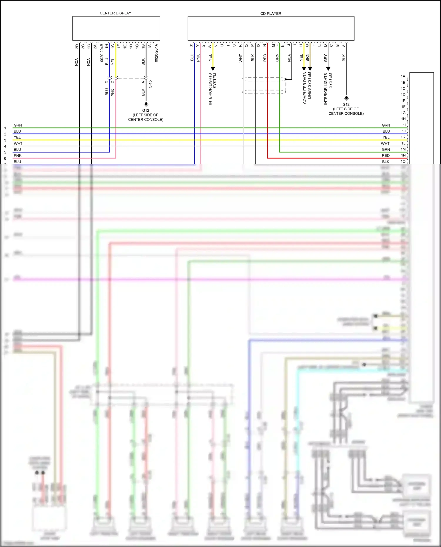 Wiring diagram j/c c-35 for Mazda 3 BM (2013-2016) (4 of 10)