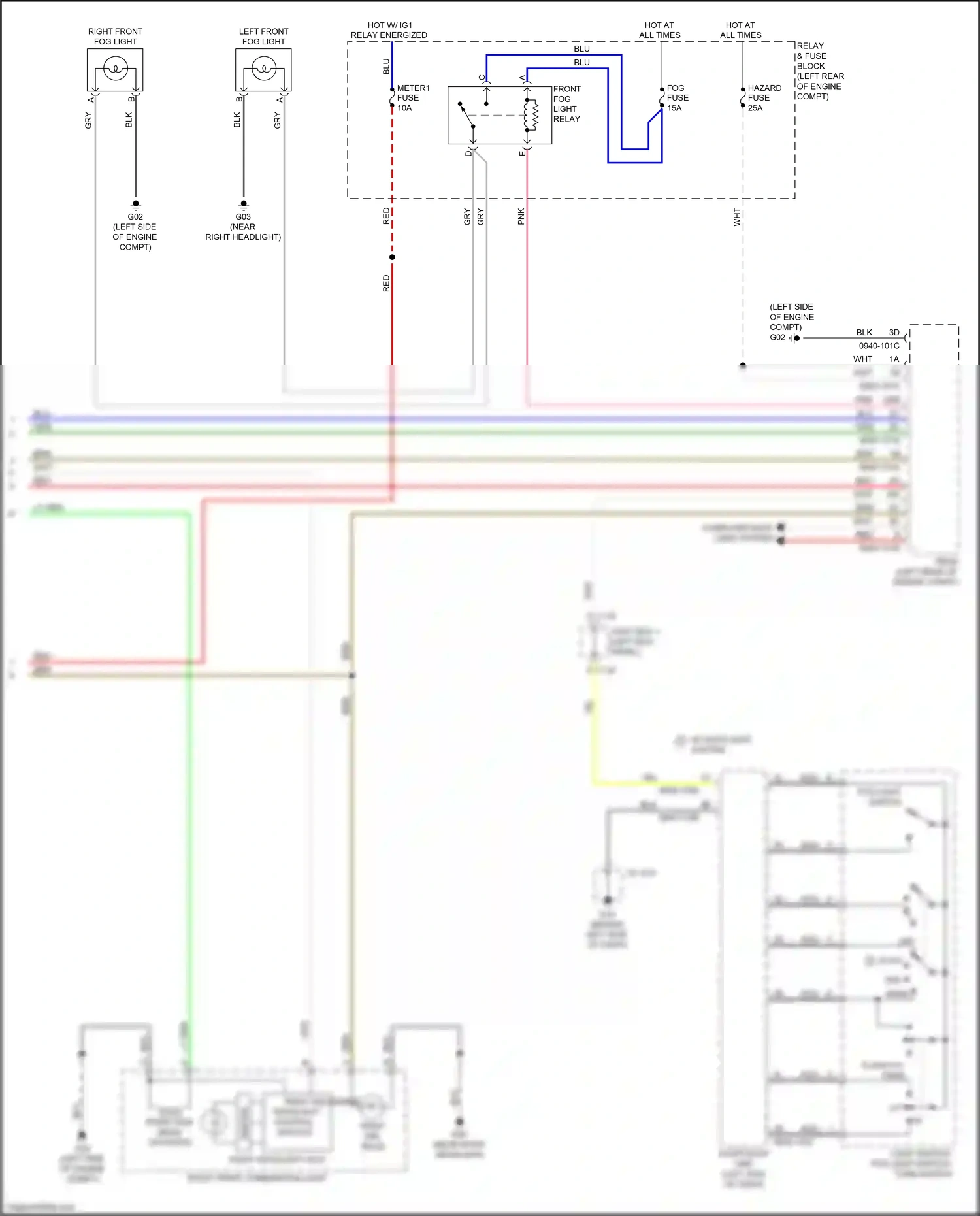 Wiring diagram joint box 1 for Mazda 3 BM (2013-2016) (22 of 31)