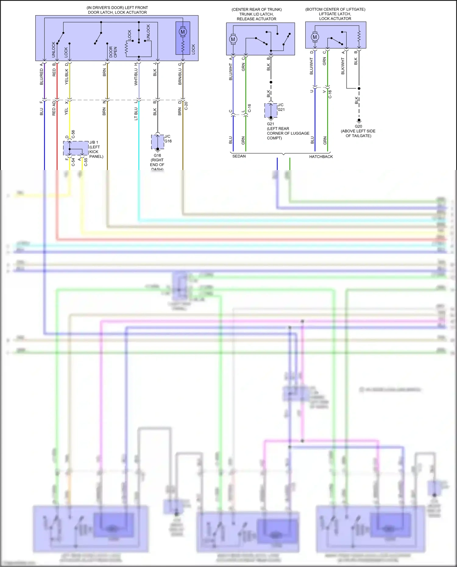 Wiring diagram lt blu for Mazda 3 BM (2013-2016) (44 of 86)