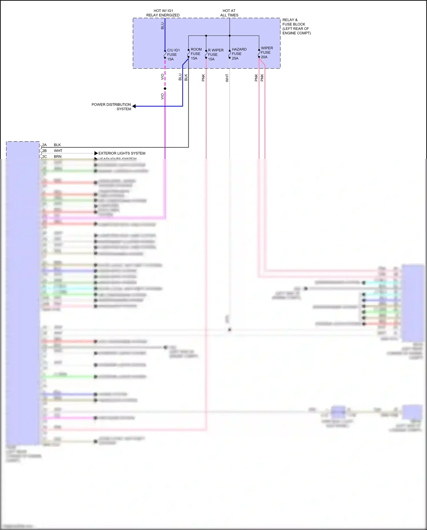Wiring diagram lt grn for Mazda 3 BM (2013-2016) (23 of 73)