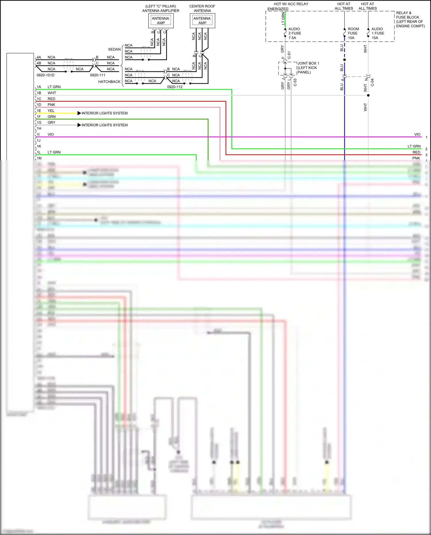 Wiring diagram pnk for Mazda 3 BM (2013-2016) (8 of 94)