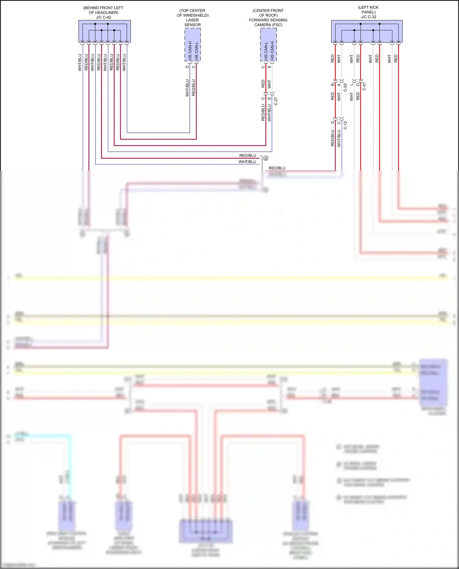 Wiring diagram vehicle control module for Mazda 3 BM (2013-2016) (1 of 2)
