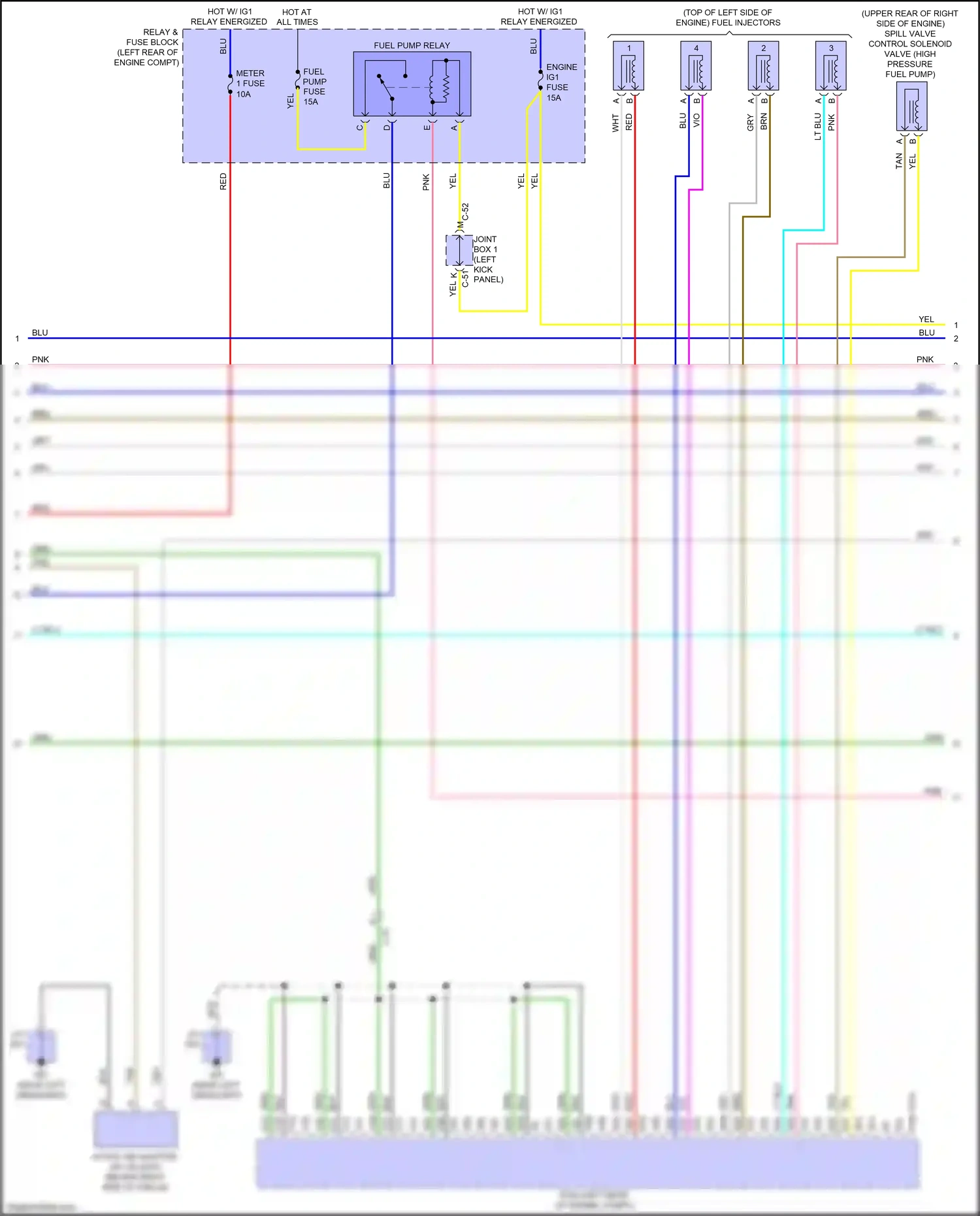 Wiring diagram yel for Mazda 3 BM (2013-2016) (75 of 101)
