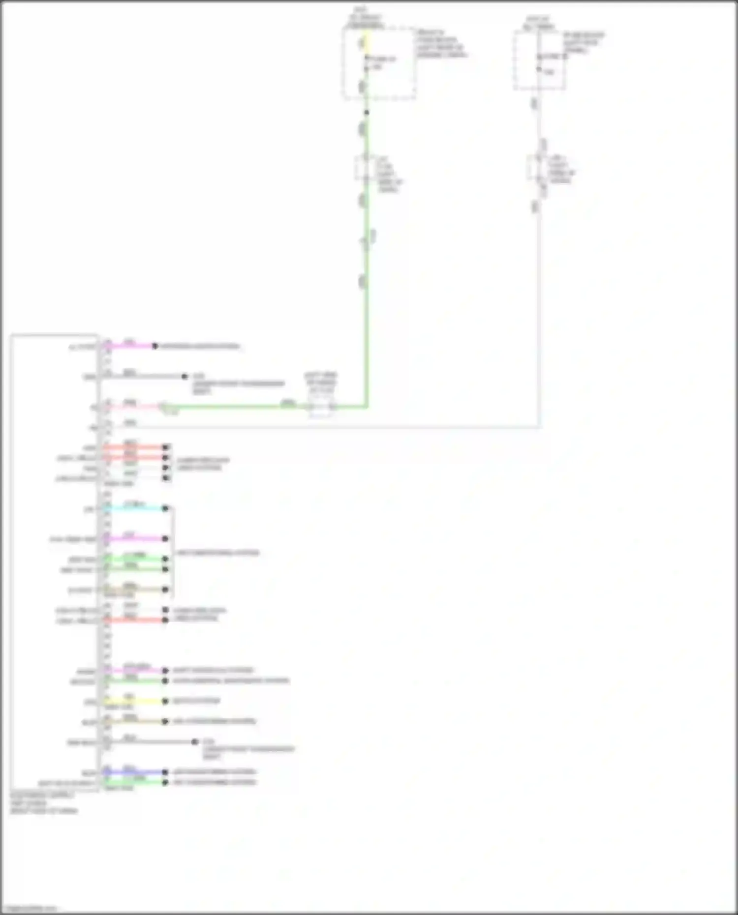 3 Mazda BP (2019-2024): Dash-electrical supply unit circuit