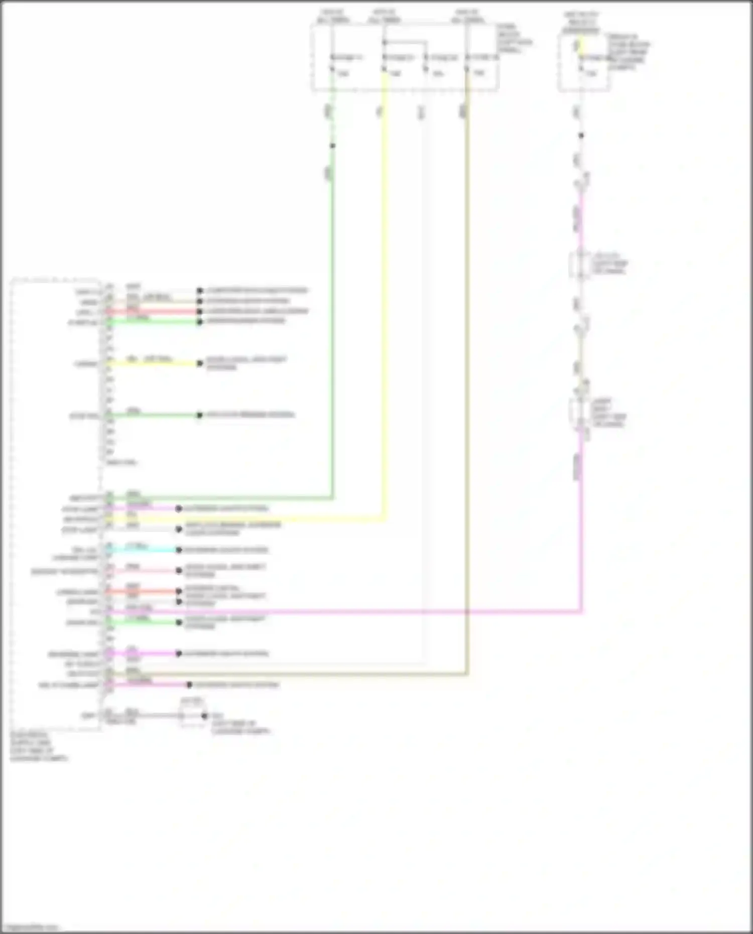 3 Mazda BP (2019-2024): Electrical supply unit circuit (1 of 2)