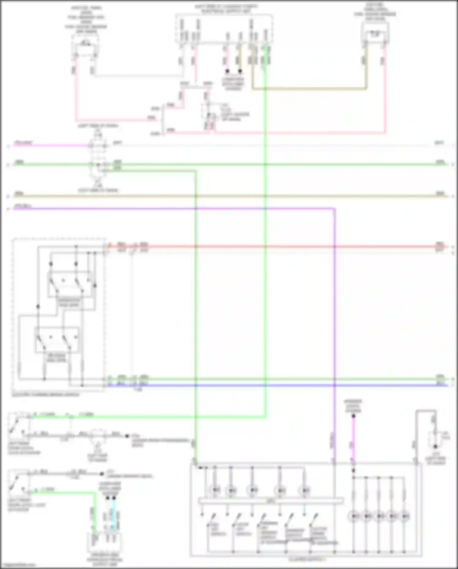 3 Mazda BP (2019-2024): Instrument cluster circuit (2 of 3)