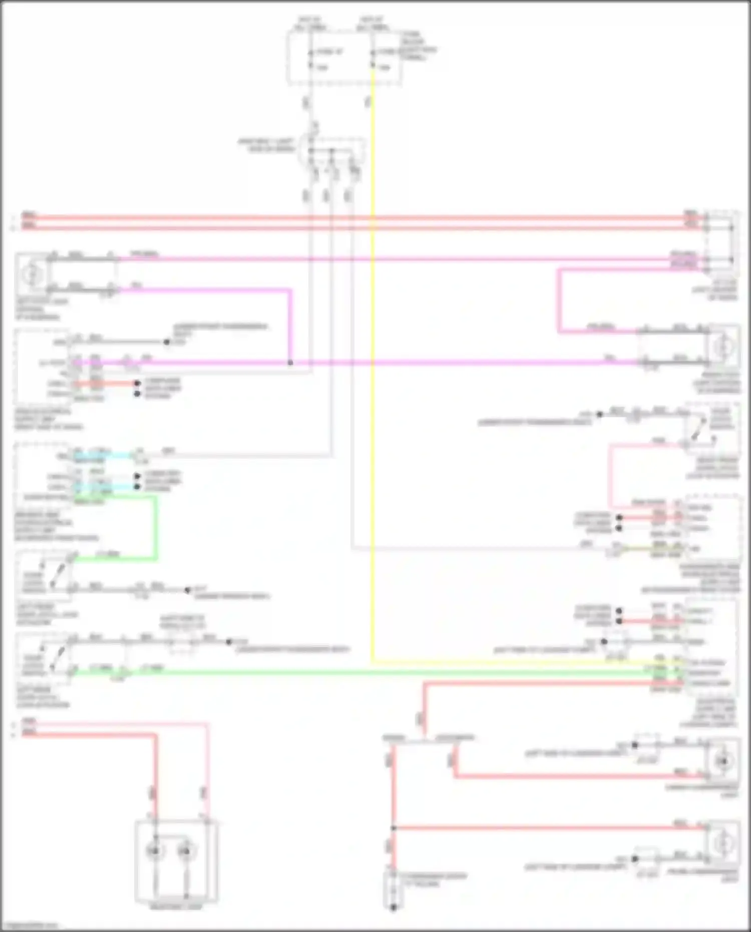 3 Mazda BP (2019-2024): Courtesy lamps circuit (2 of 2)