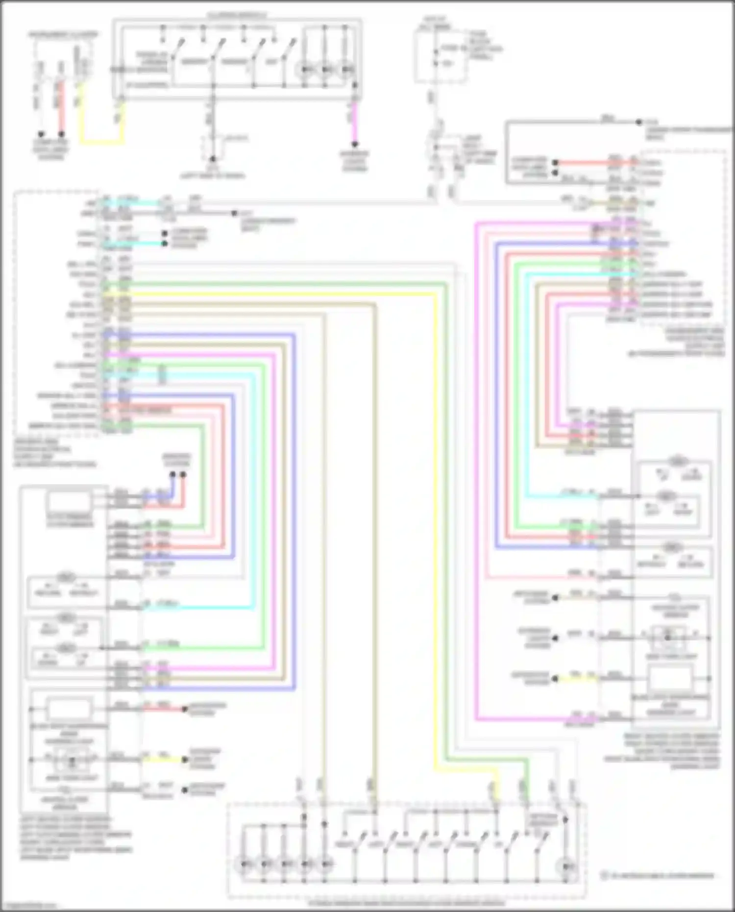 3 Mazda BP (2019-2024): Memory mirrors circuit