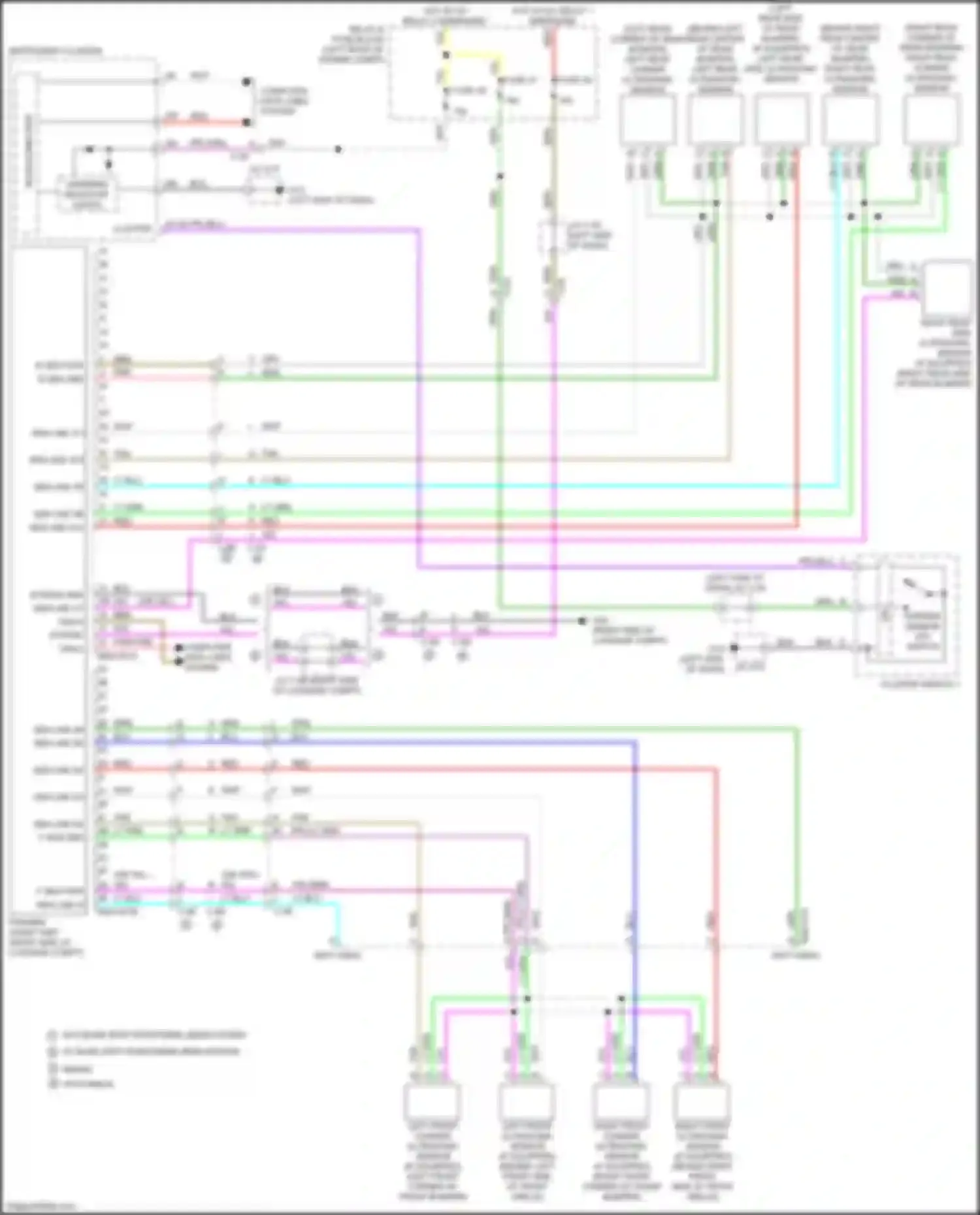 3 Mazda BP (2019-2024): Parking assistant circuit