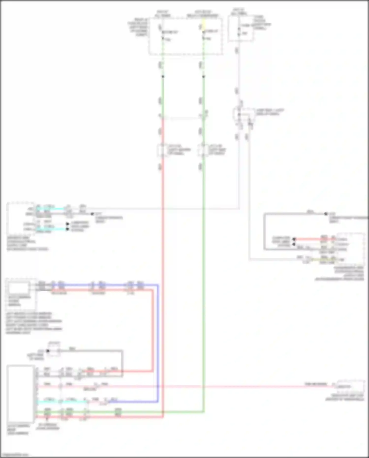 3 Mazda BP (2019-2024): Auto dimming mirror circuit
