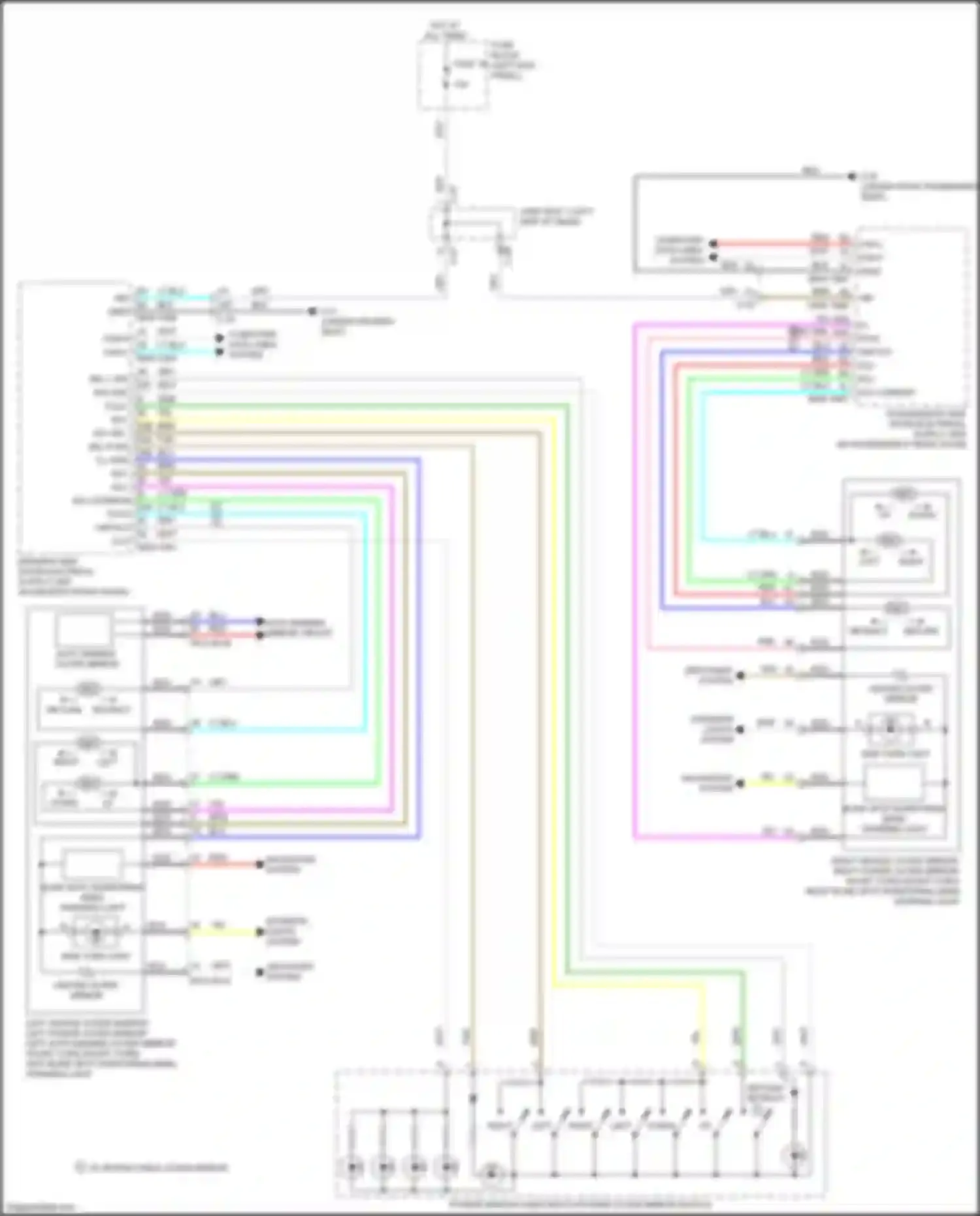 3 Mazda BP (2019-2024): Power mirror circuit