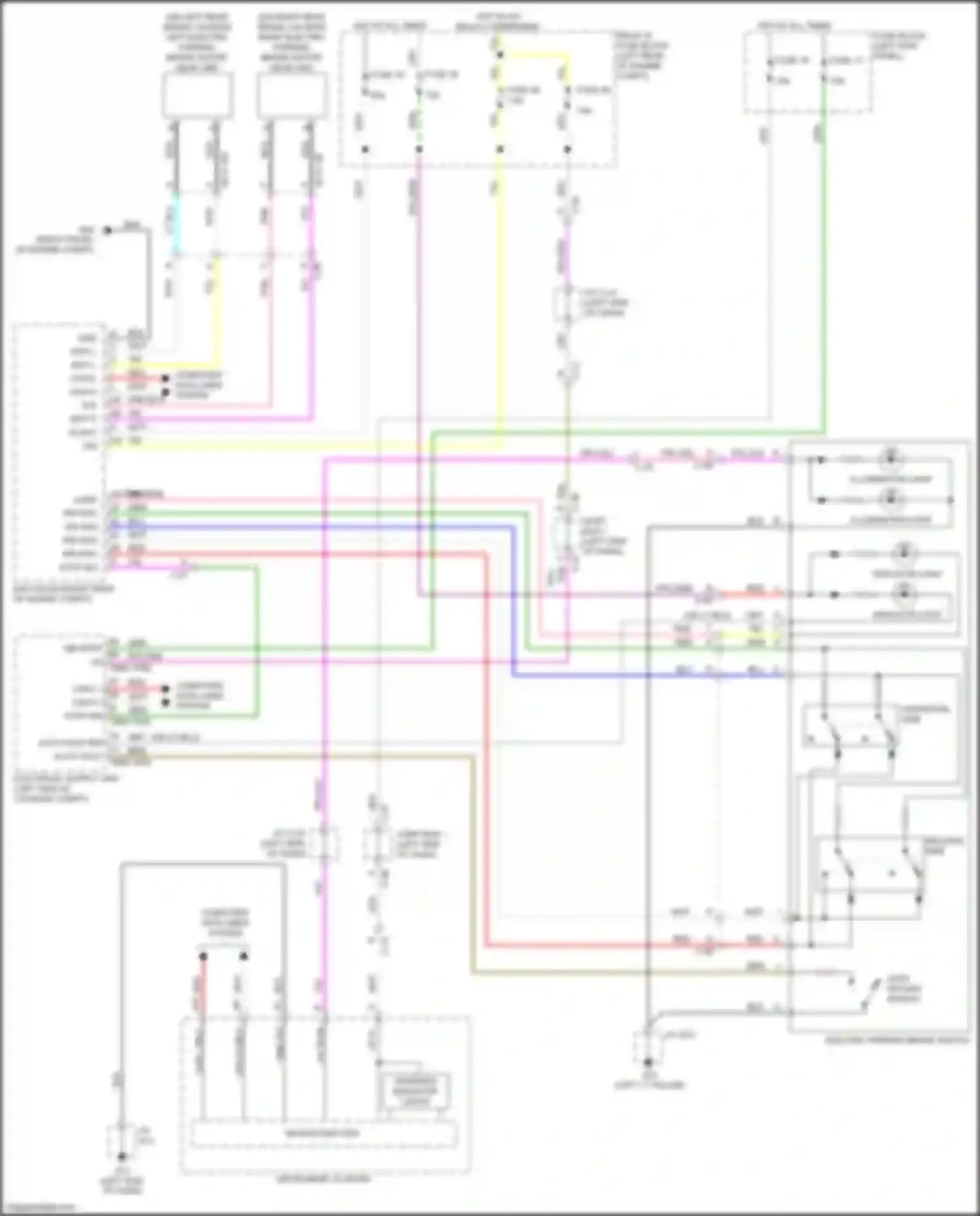 3 Mazda BP (2019-2024): Park brake release circuit