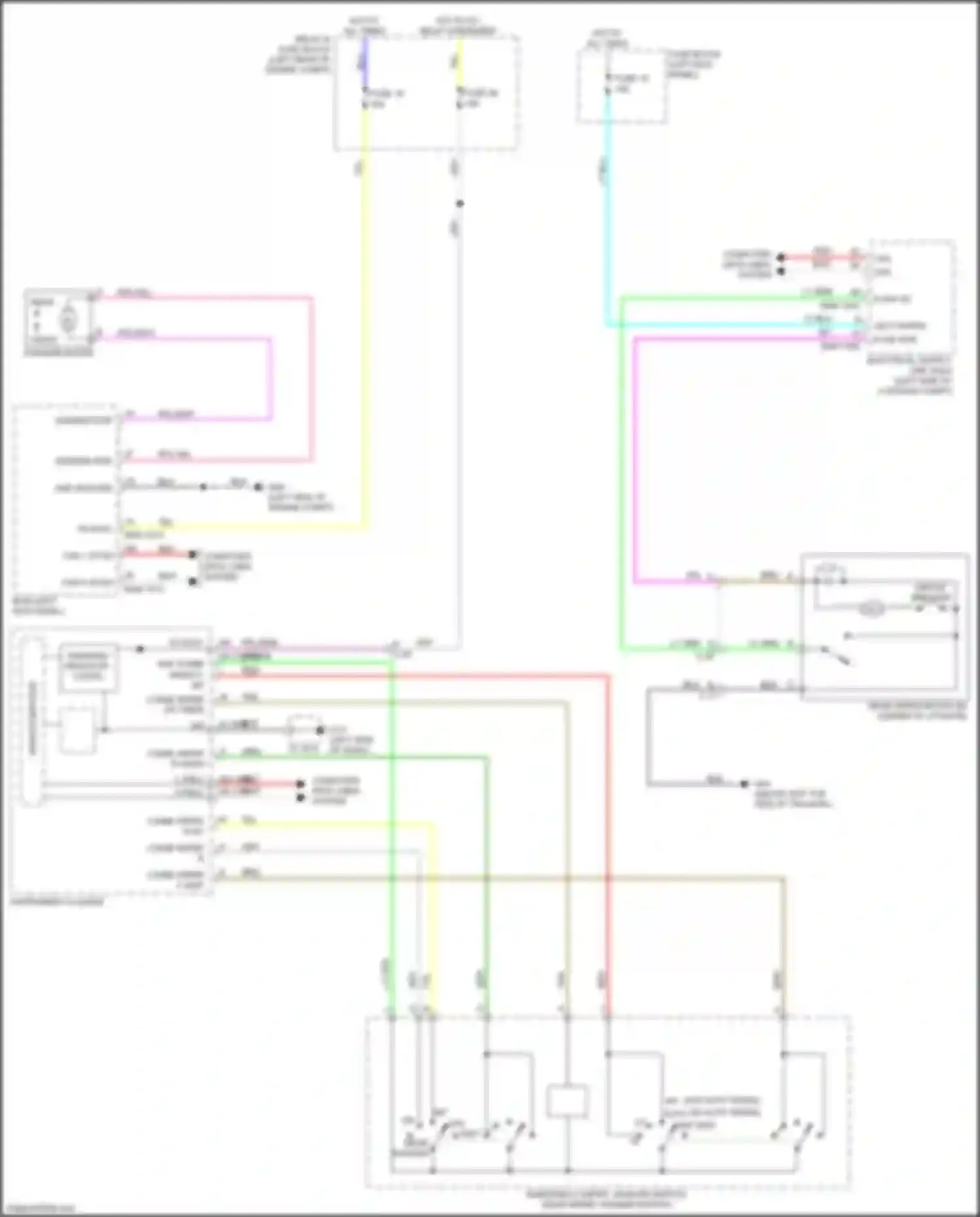 3 Mazda BP (2019-2024): Rear wiper/washer circuit
