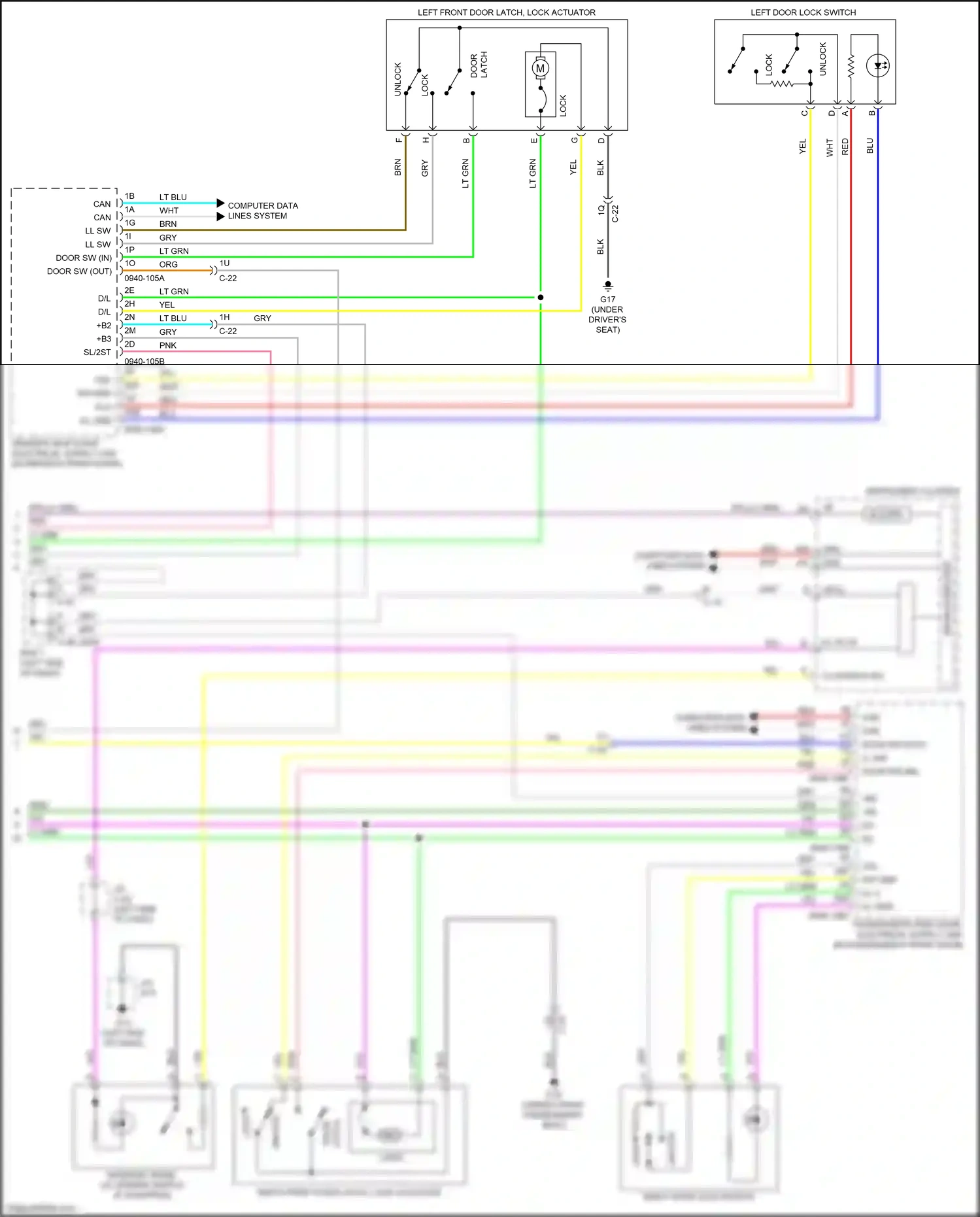 Wiring diagram +b af for Mazda 3 BP (2019-2024) (1 of 3)