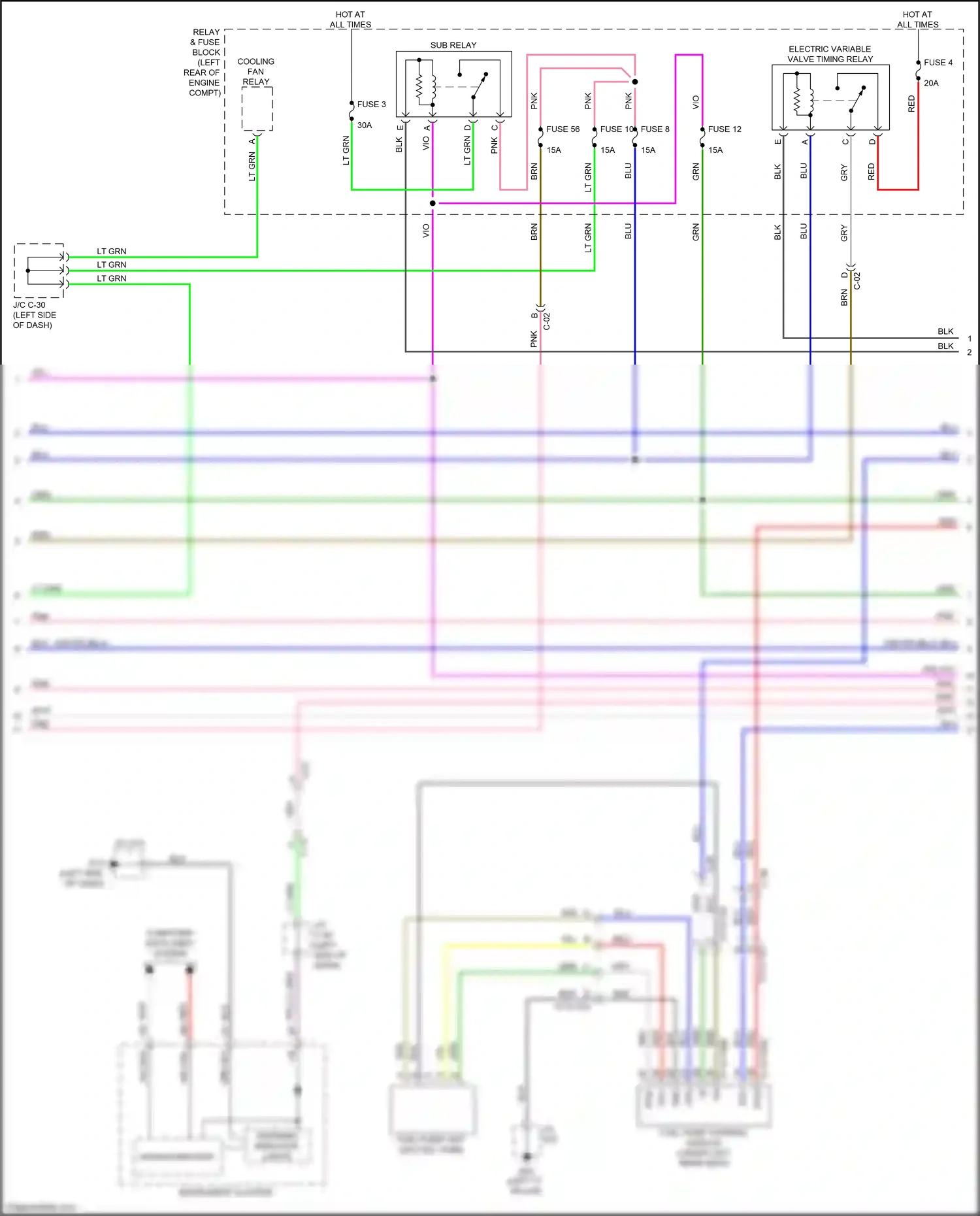 Wiring diagram blk for Mazda 3 BP (2019-2024) (108 of 111)