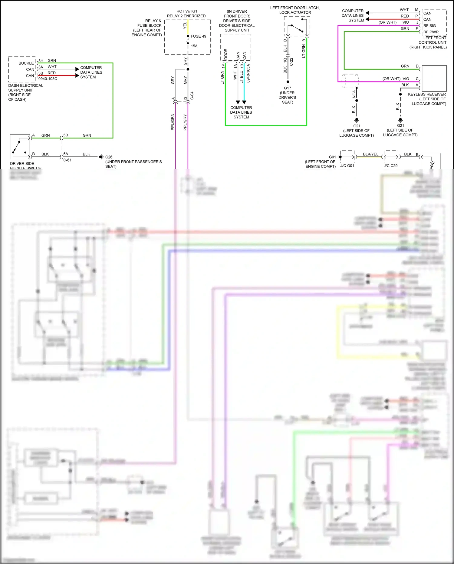 Wiring diagram brn for Mazda 3 BP (2019-2024) (10 of 100)
