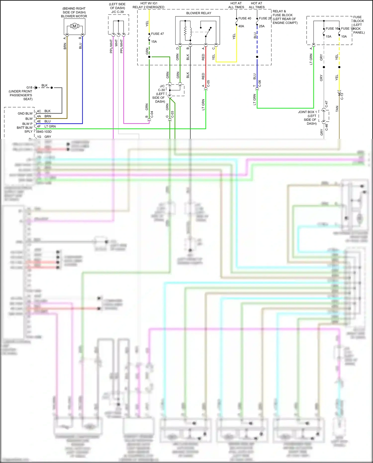 Wiring diagram c-16 for Mazda 3 BP (2019-2024) (2 of 16)
