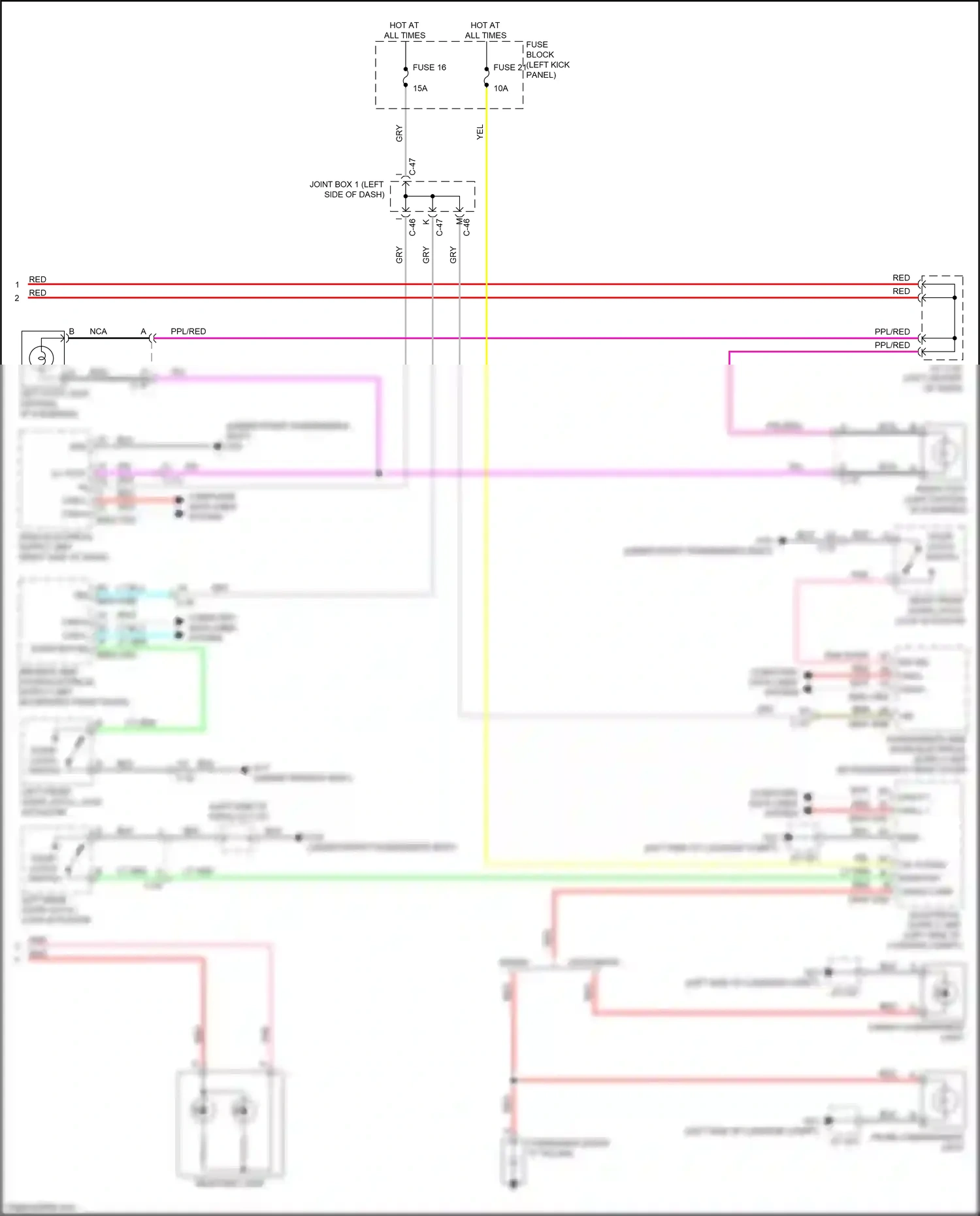 Mazda 3 BP (2019-2024) hatchback wiring diagram  (14 of 21)
