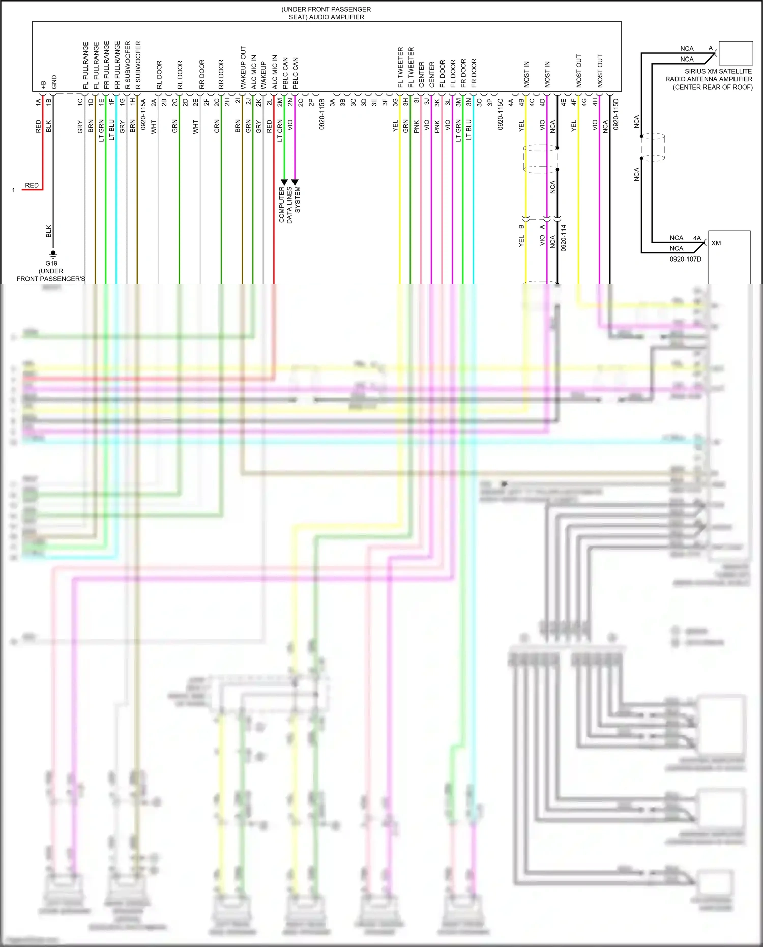 Mazda 3 BP (2019-2024) hatchback wiring diagram  (7 of 21)