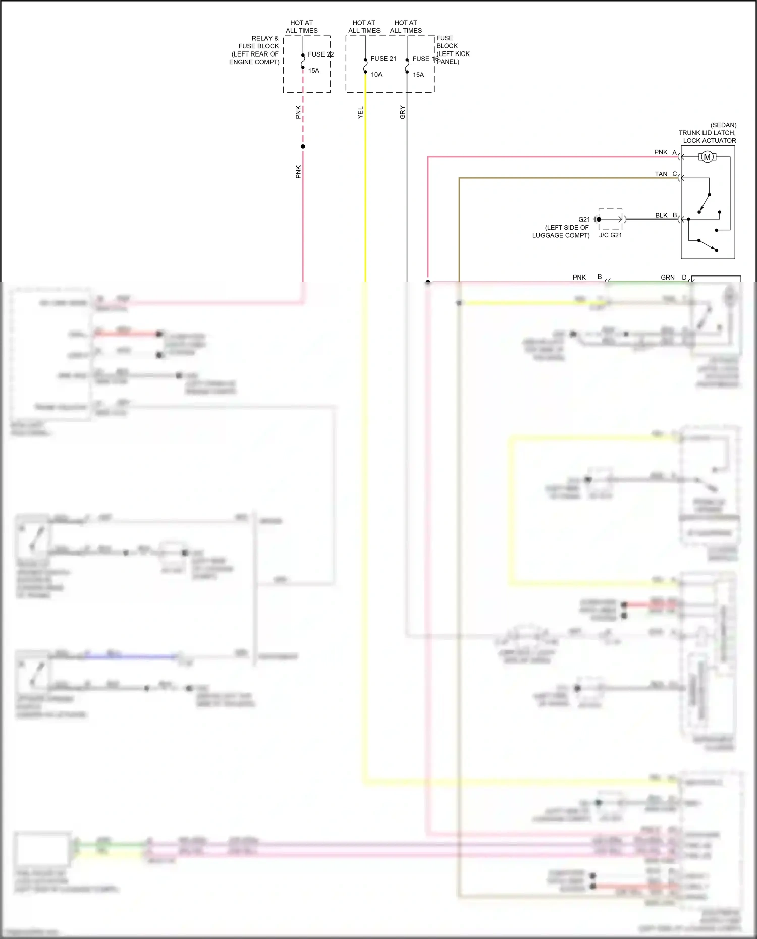 Mazda 3 BP (2019-2024) hatchback wiring diagram  (9 of 21)
